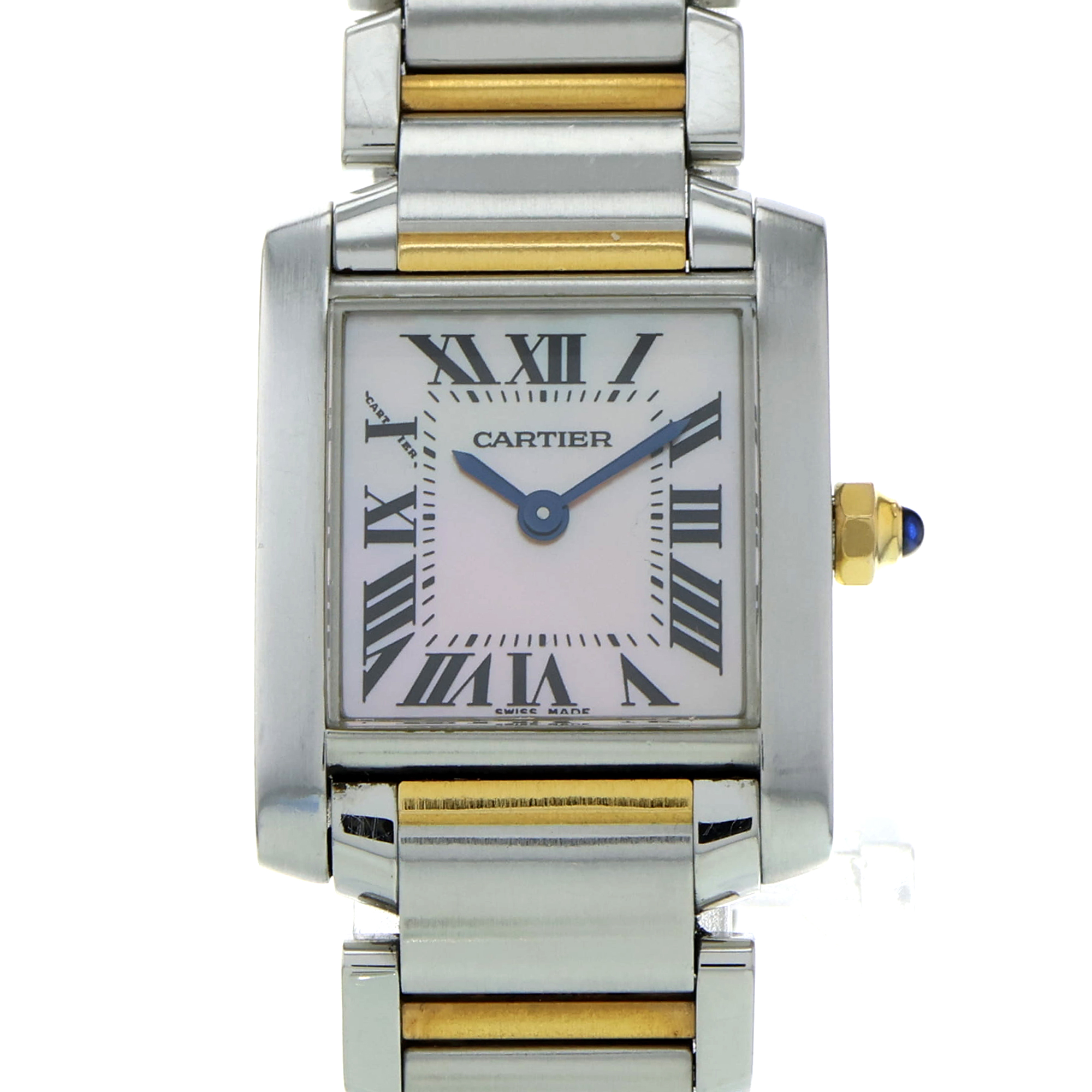 Cartier Tank Française W51027Q4 MOP Roman 18k thumbnail 1