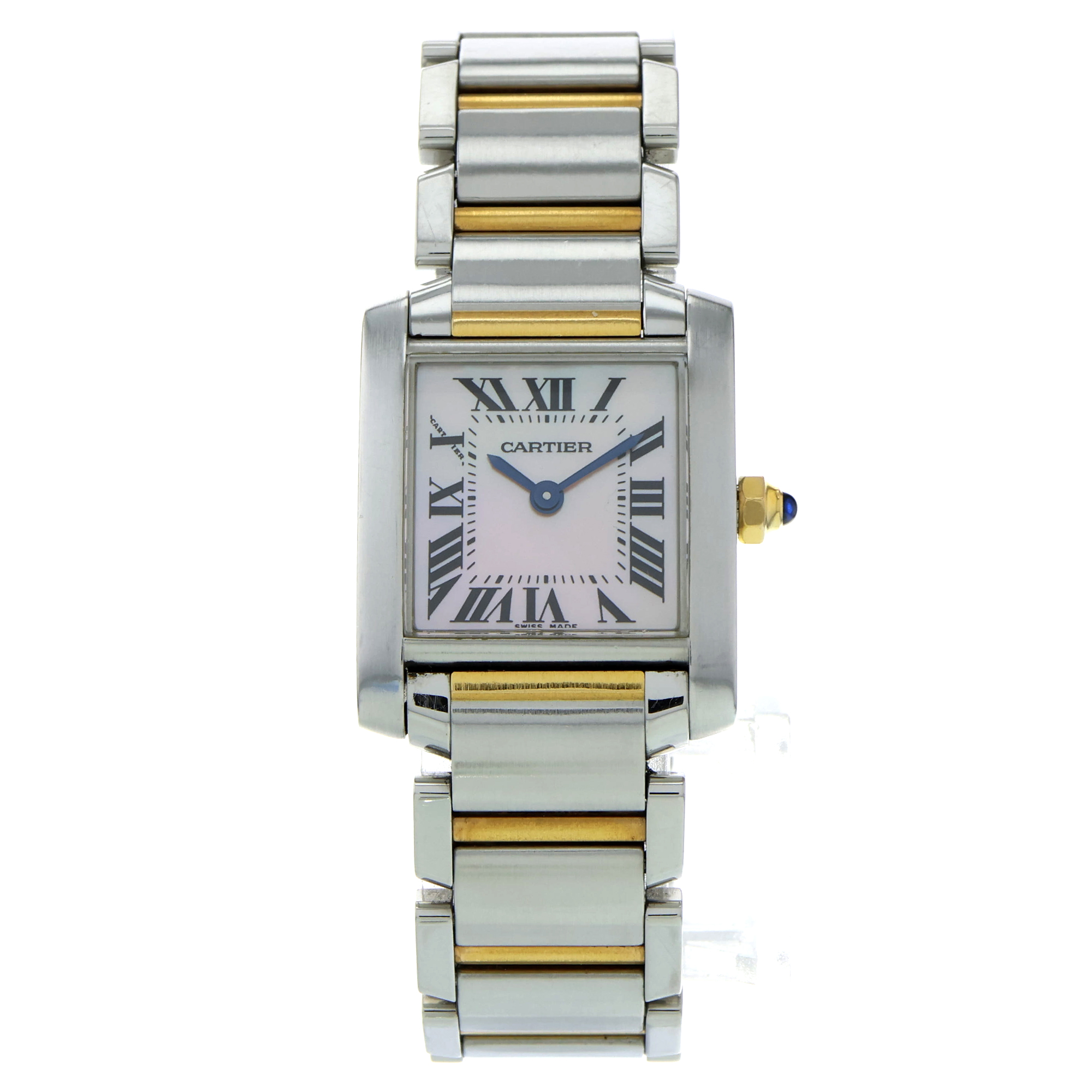 Cartier Tank Française W51027Q4 MOP Roman 18k thumbnail 2