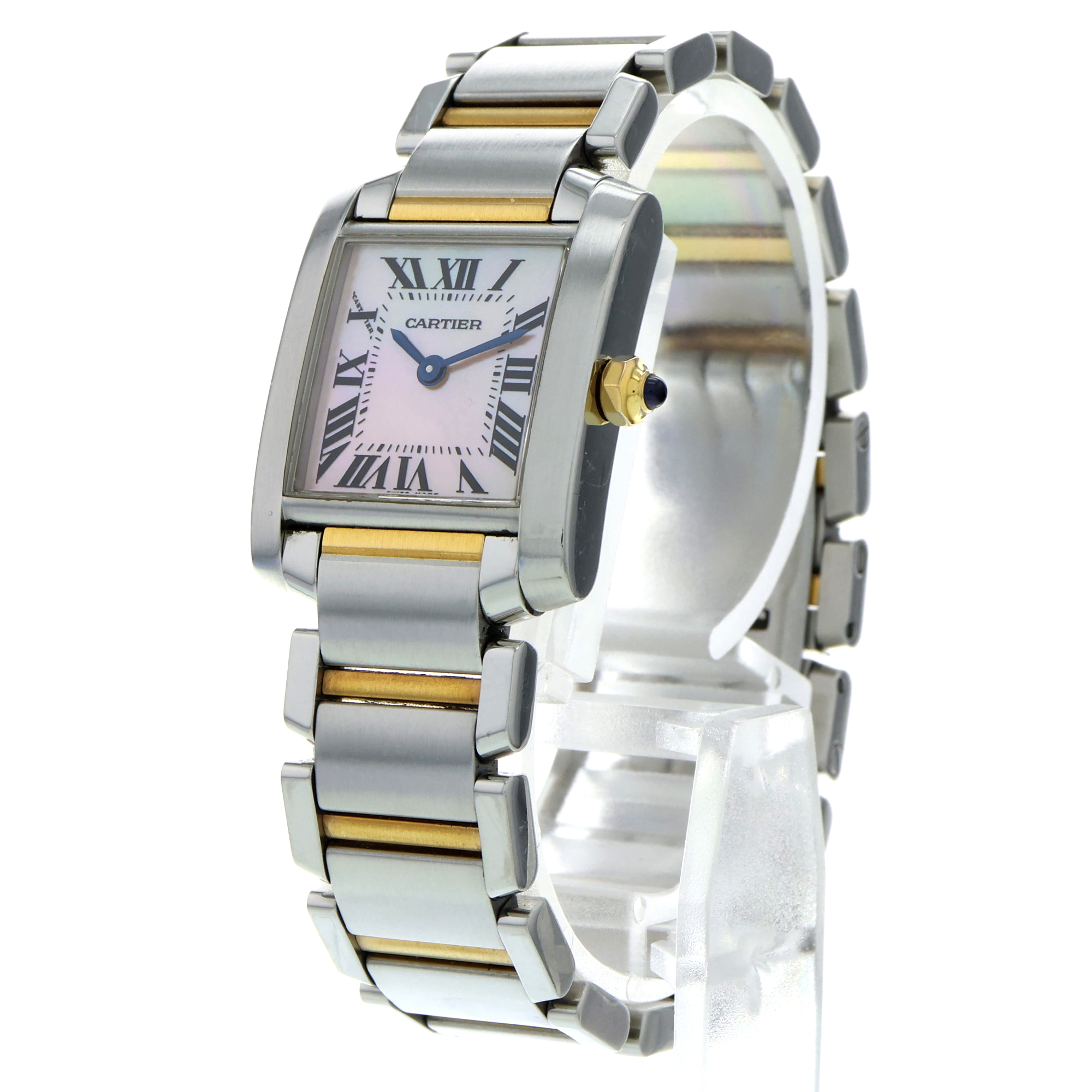 Cartier Tank Française W51027Q4 MOP Roman 18k thumbnail 3