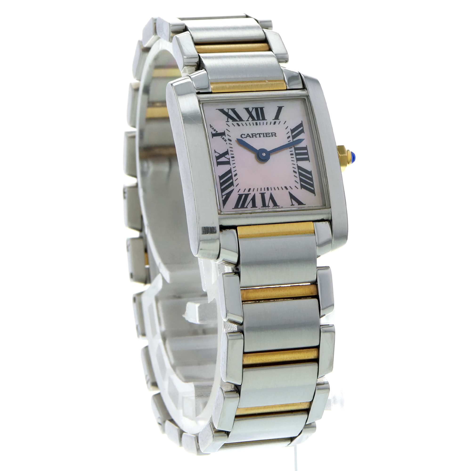 Cartier Tank Française W51027Q4 MOP Roman 18k thumbnail 4