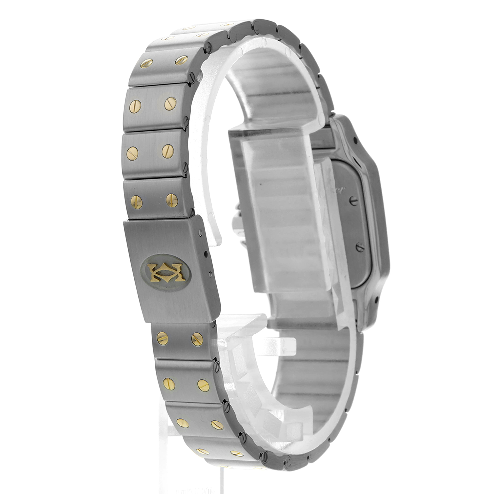 Cartier Santos Galbée 1057930 White Roman 18k thumbnail 5