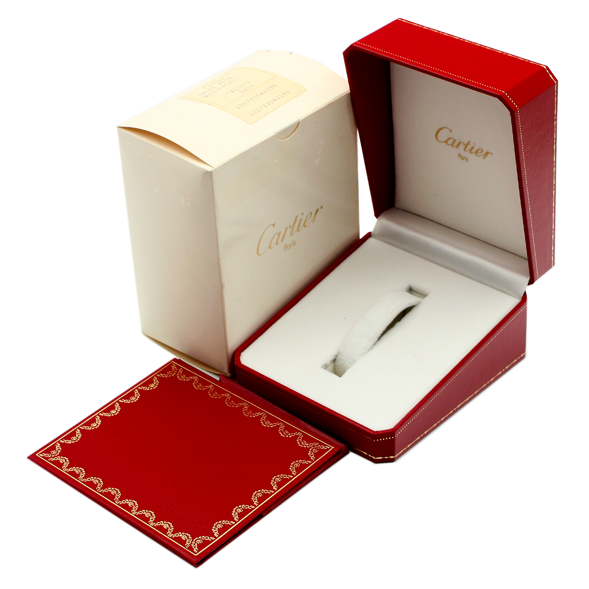 Cartier Santos Galbée 1057930 White Roman 18k thumbnail 6