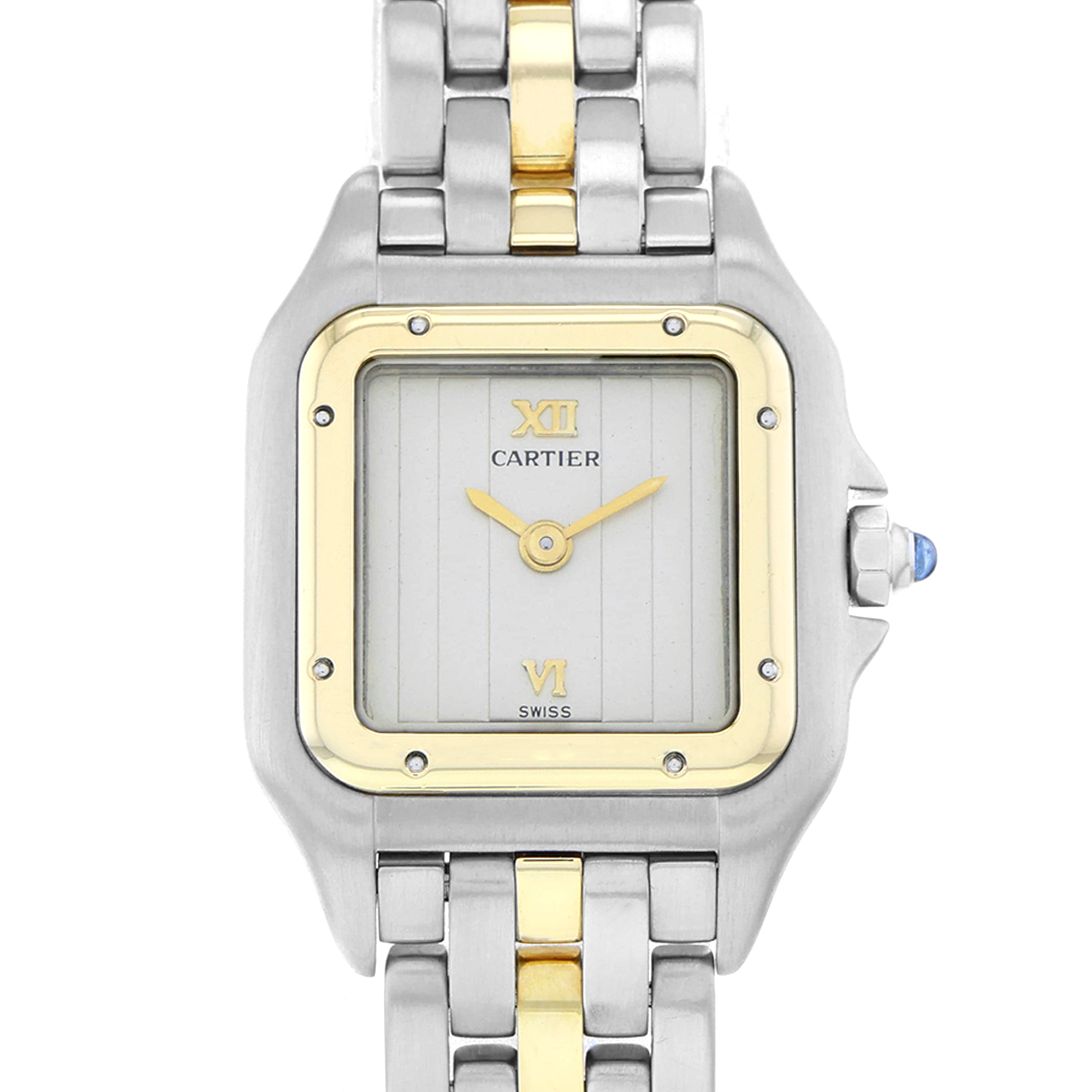 Cartier Panthère 1120 White Roman Ladies 18k thumbnail 1
