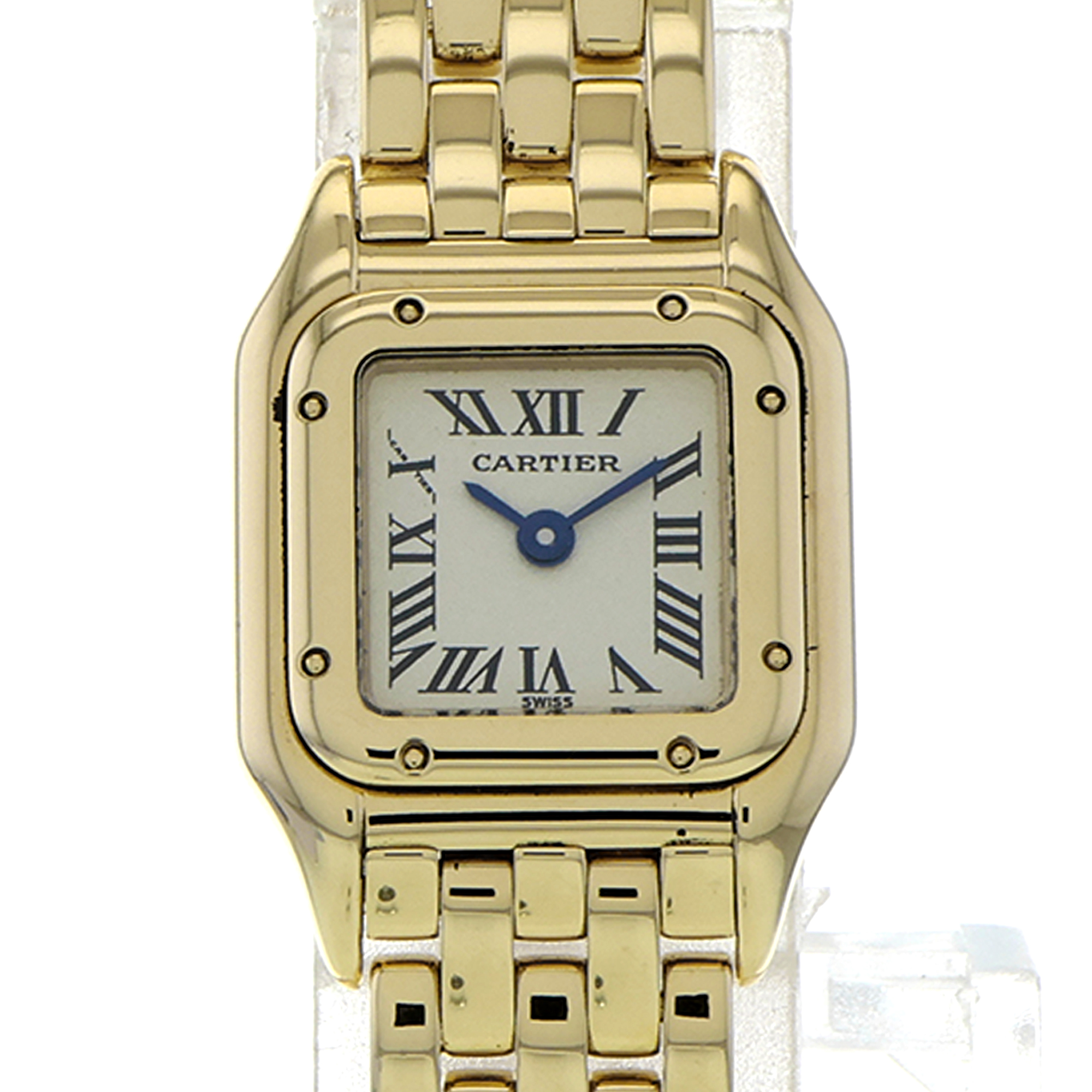 Cartier Panthère 1130 Mini white roman dial quartz thumbnail 1