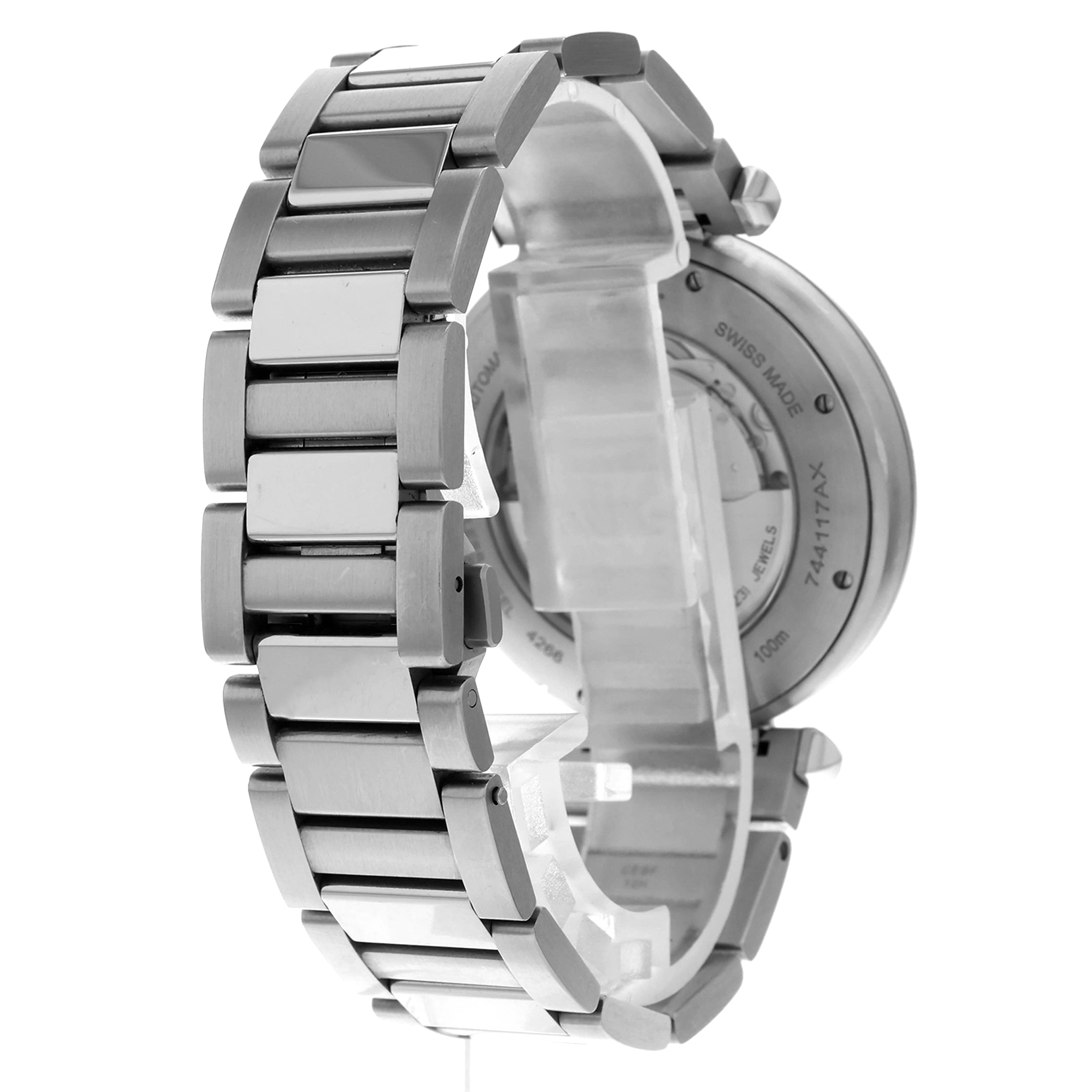 Cartier Pasha 41mm WSPA0026 4266 Grey Arabic Dial Steel Automatic Mens Watch thumbnail 5