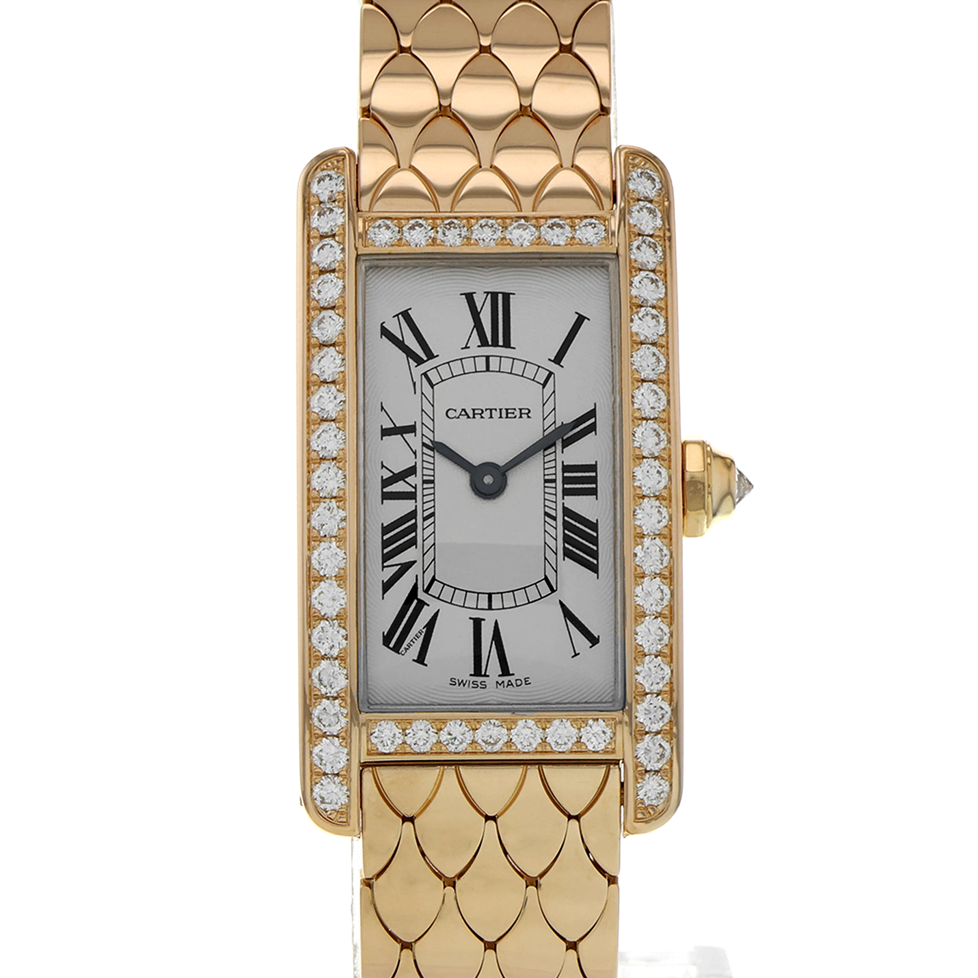 Cartier Tank Américaine WJTA0002 2503 White Factory Diamond thumbnail 1