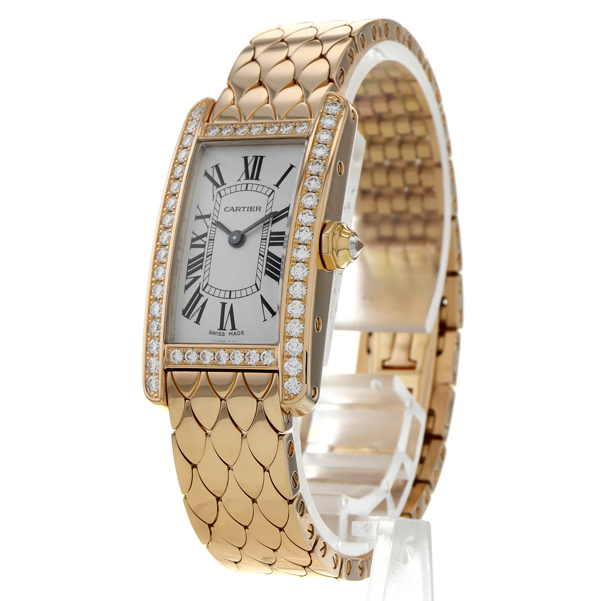 Cartier Tank Américaine WJTA0002 2503 White Factory Diamond thumbnail 3