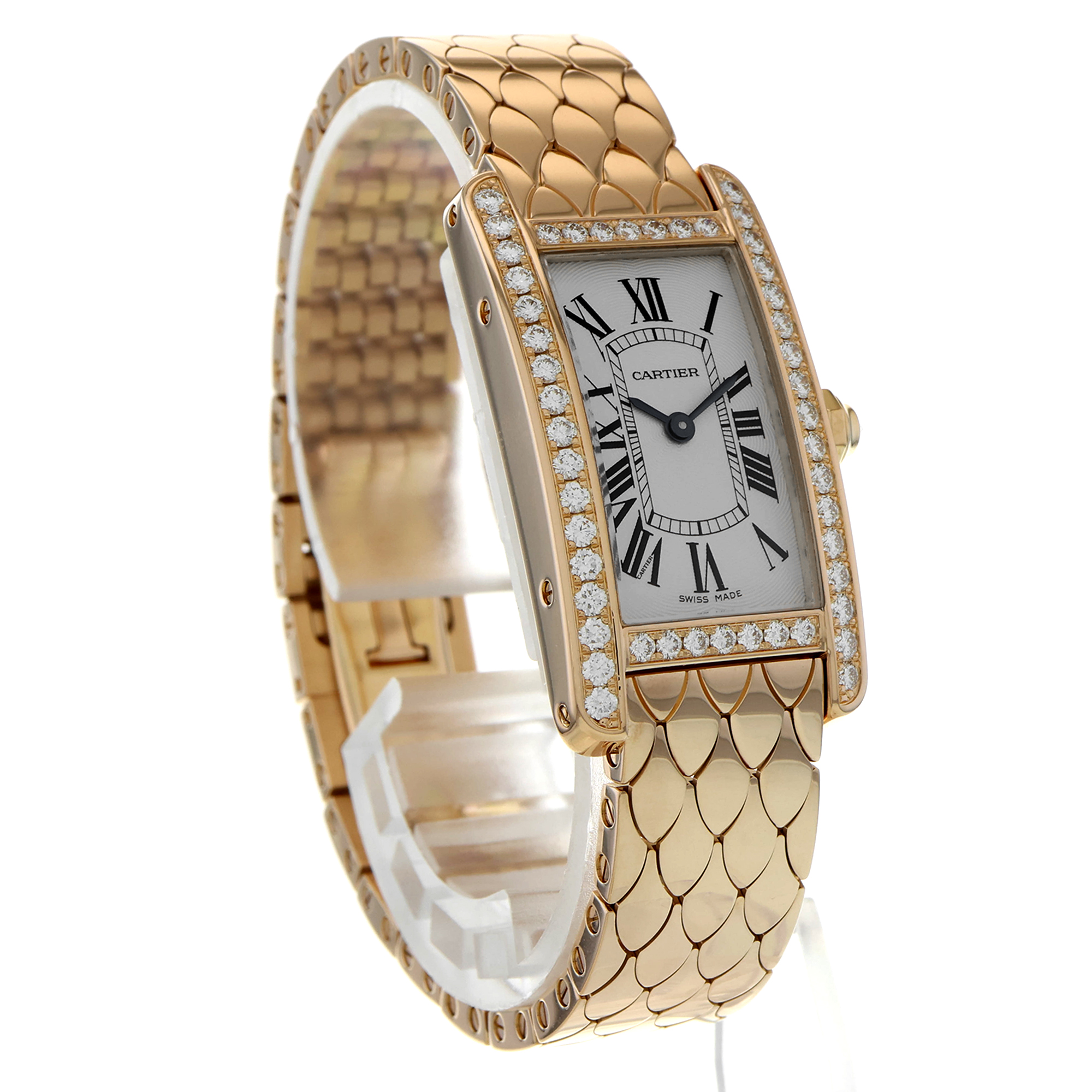 Cartier Tank Américaine WJTA0002 2503 White Factory Diamond thumbnail 4