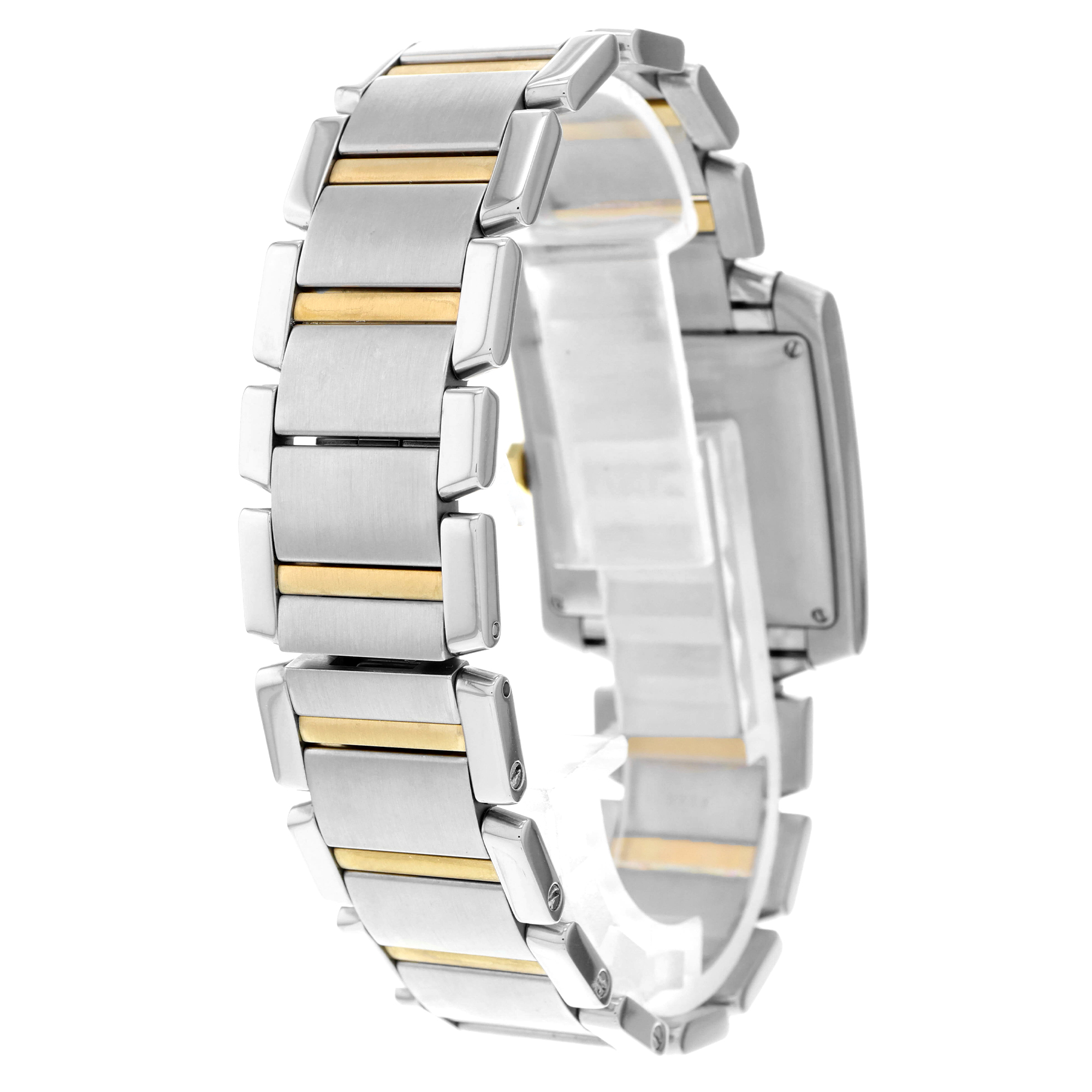 Cartier Tank Française W2TA0003 2302 White Roman 18k Automatic thumbnail 5