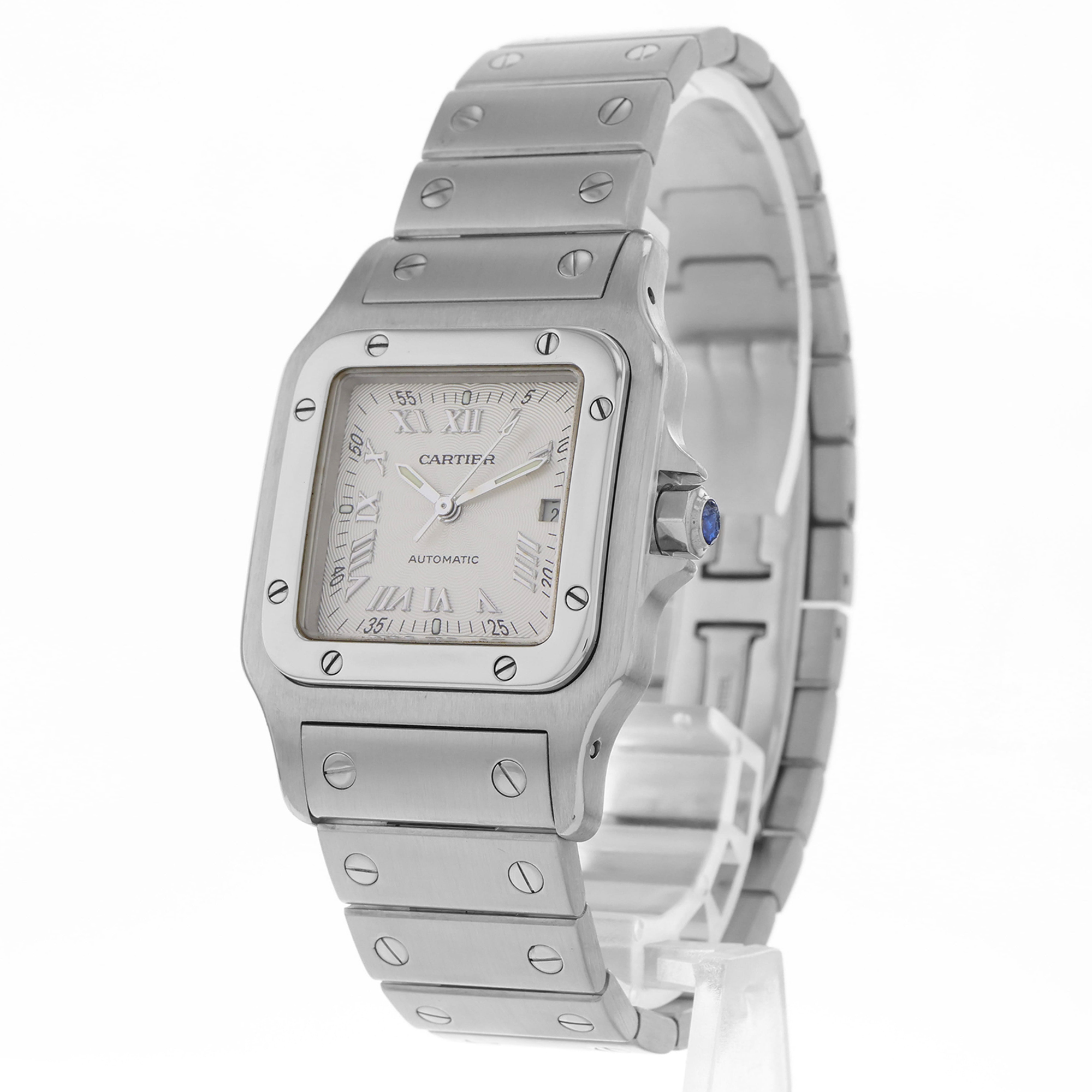 Cartier Santos Galbée W20040D6 2319 20th anniversary model thumbnail 3