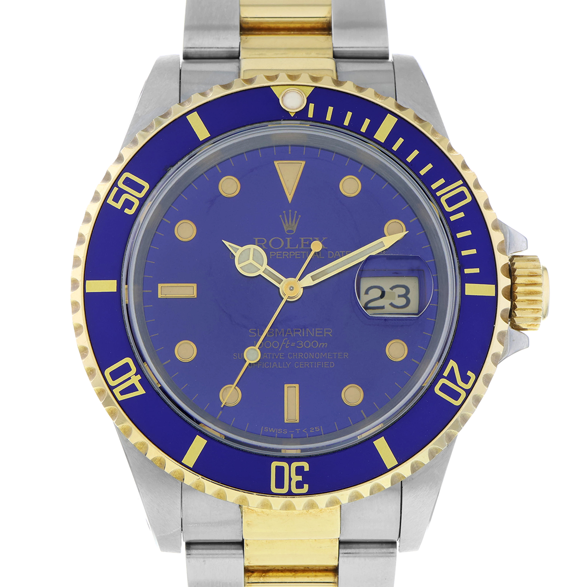 Rolex Submariner Date 40mm 16613 Unpolish patina dial thumbnail 1