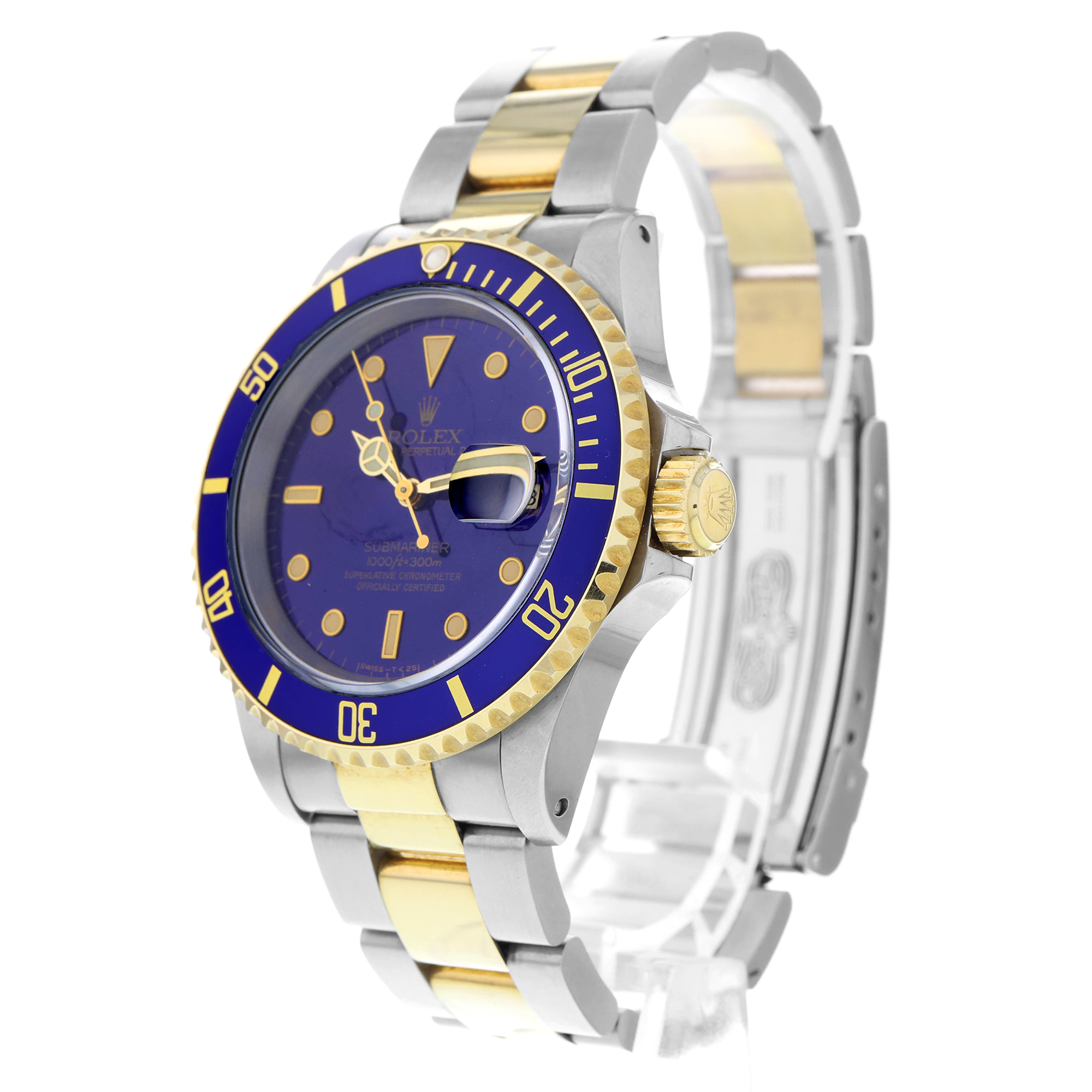 Rolex Submariner Date 40mm 16613 Unpolish patina dial thumbnail 2