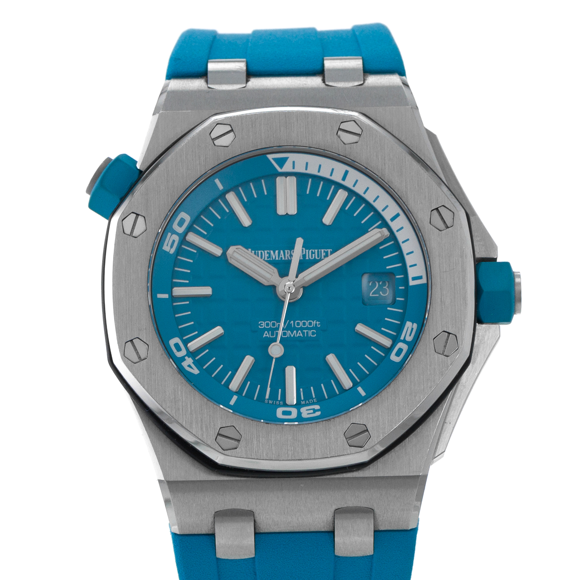 Audemars Piguet Royal Oak Offshore Diver 15710ST.OO.A032CA.01 Turquoise Blue thumbnail 1