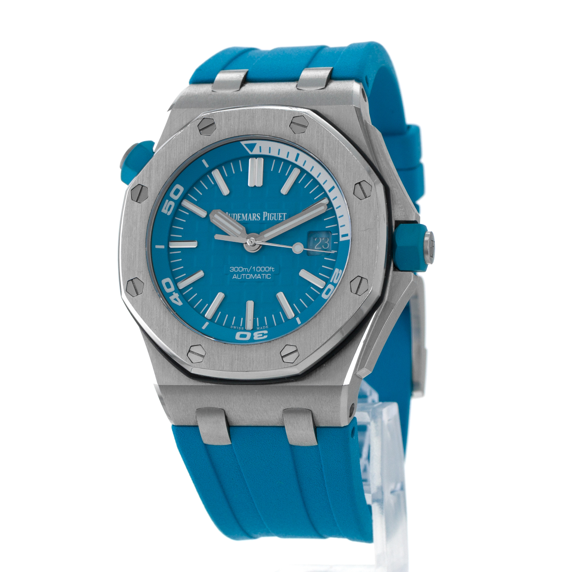 Audemars Piguet Royal Oak Offshore Diver 15710ST.OO.A032CA.01 Turquoise Blue thumbnail 4