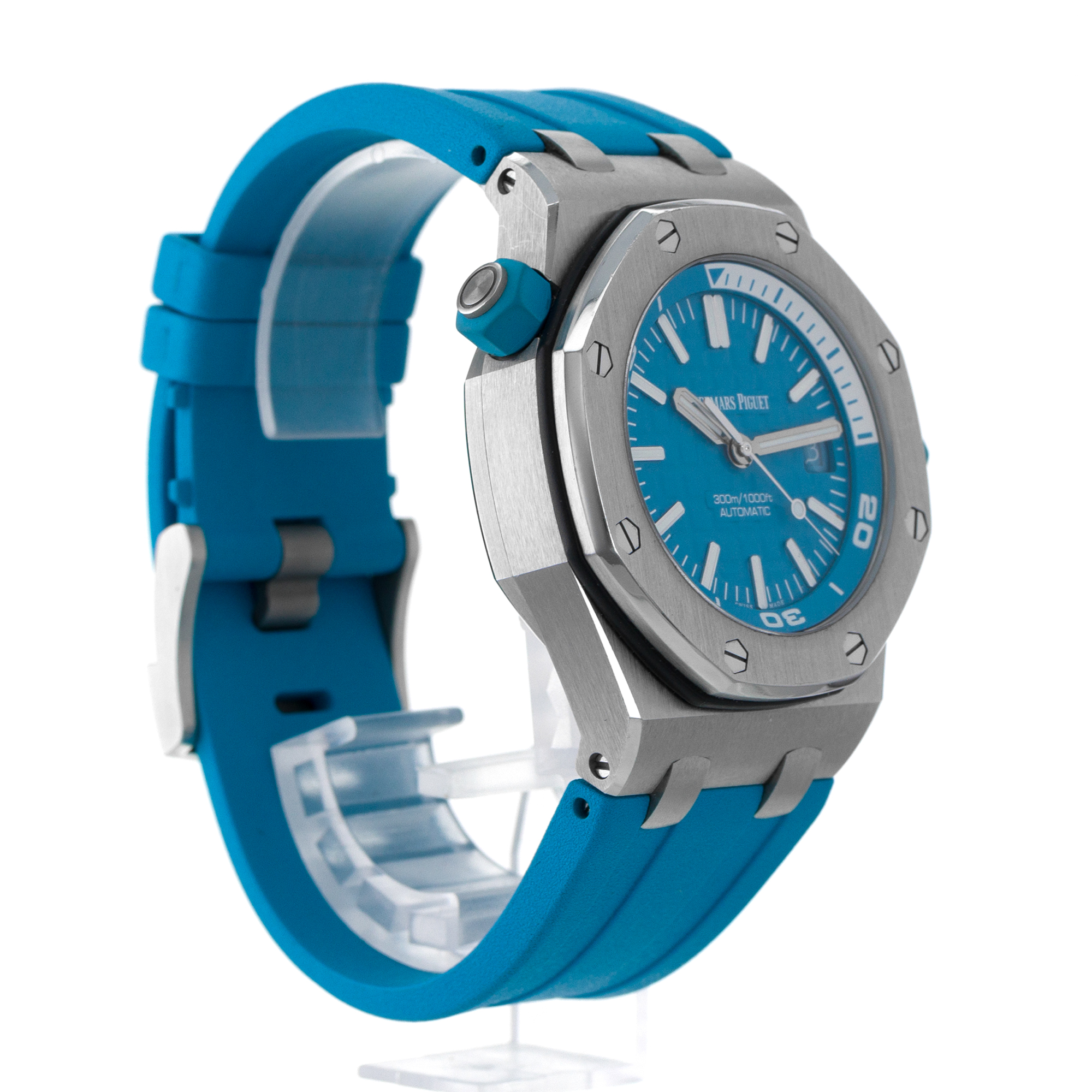 Audemars Piguet Royal Oak Offshore Diver 15710ST.OO.A032CA.01 Turquoise Blue thumbnail 8