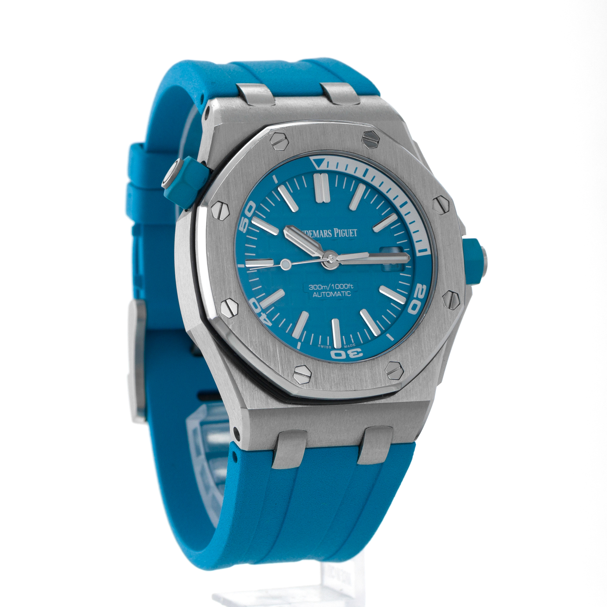 Audemars Piguet Royal Oak Offshore Diver 15710ST.OO.A032CA.01 Turquoise Blue thumbnail 9