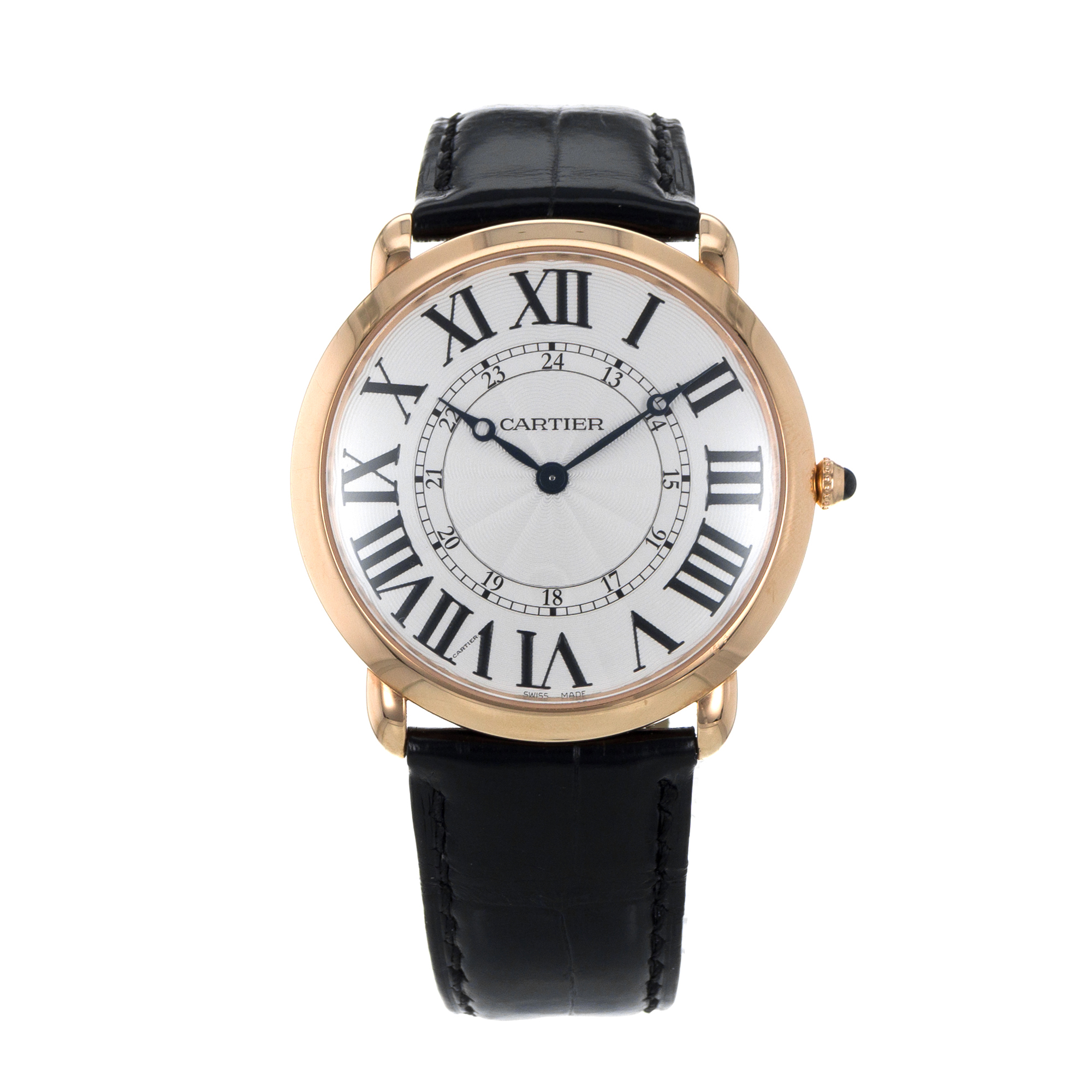 Cartier Ronde Louis Cartier W6801004 3570 42mm 18K rose gold unworn new strap thumbnail 7