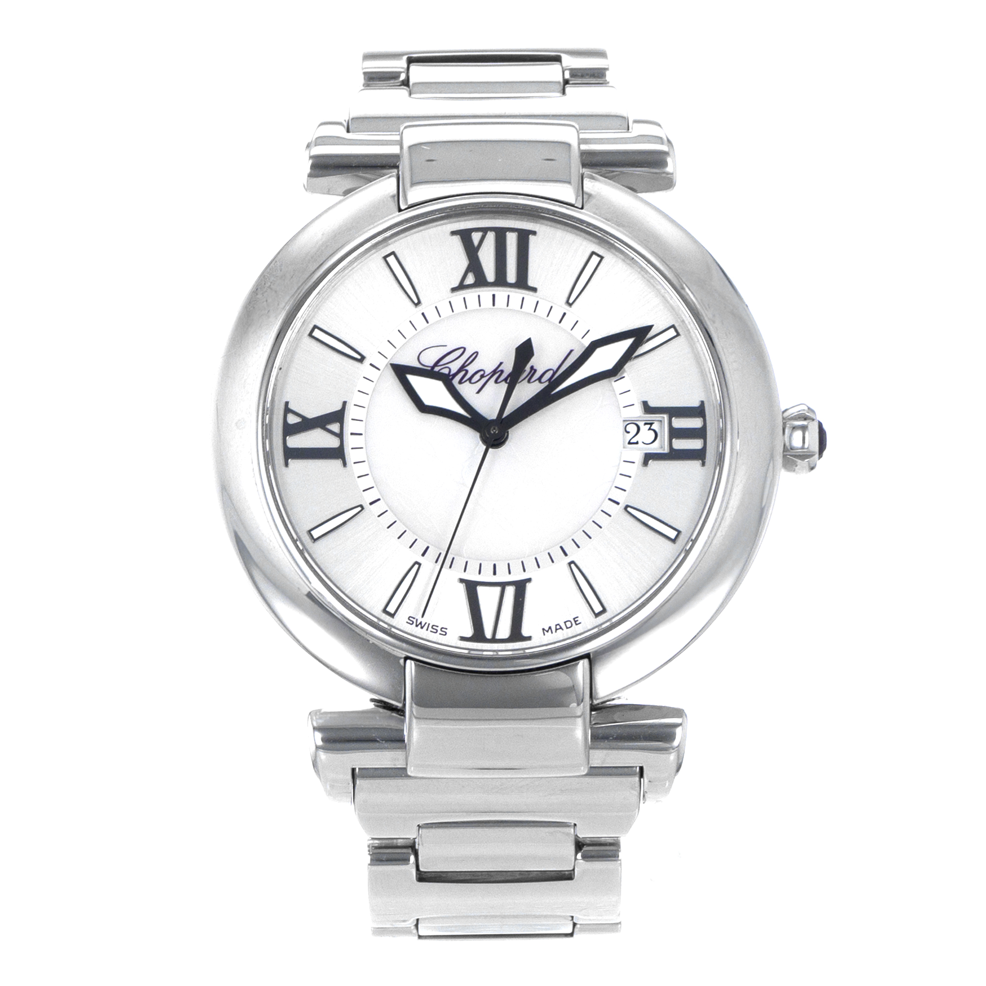 Chopard Imperiale 8531 MOP roman automatic date dial steel watch thumbnail 7