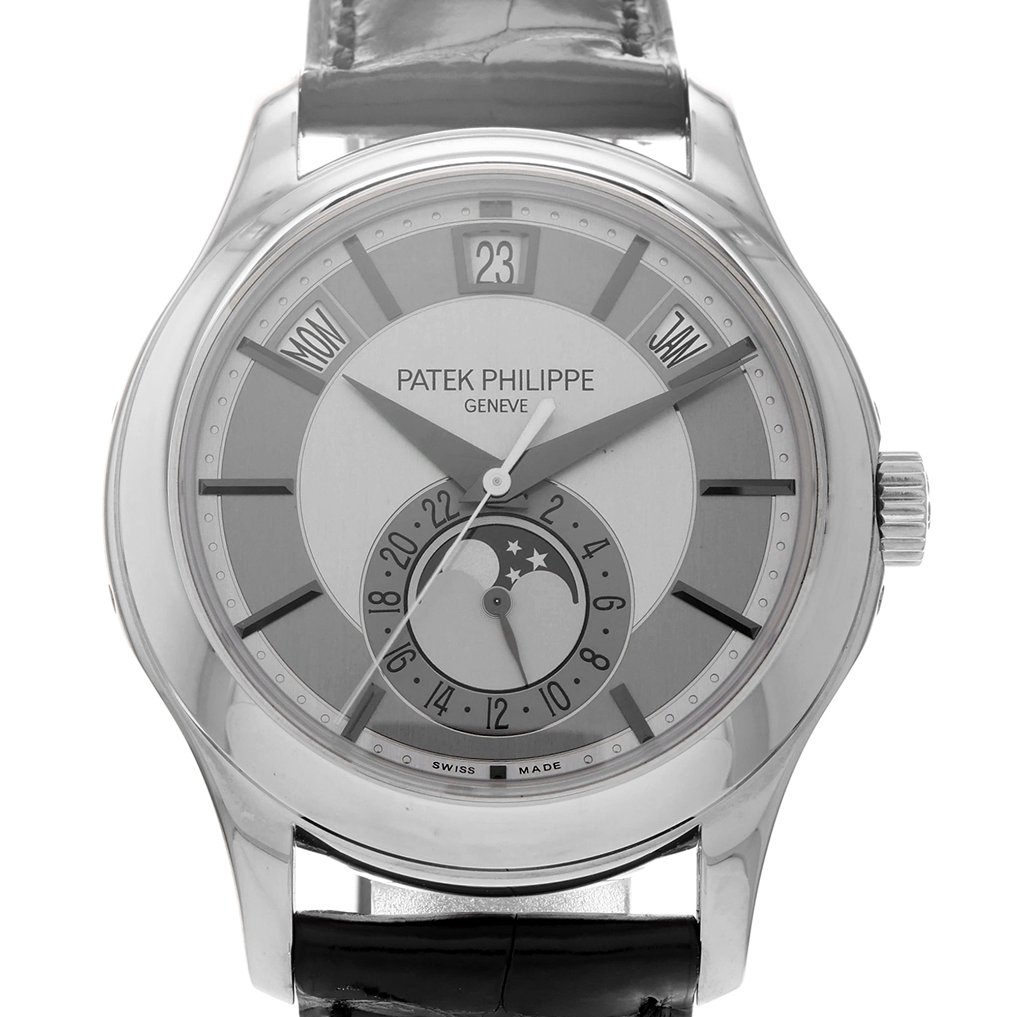 Patek Philippe Annual Calendar 5205G-001 Unworn complete set year 2020 40mm 18K WG thumbnail 1