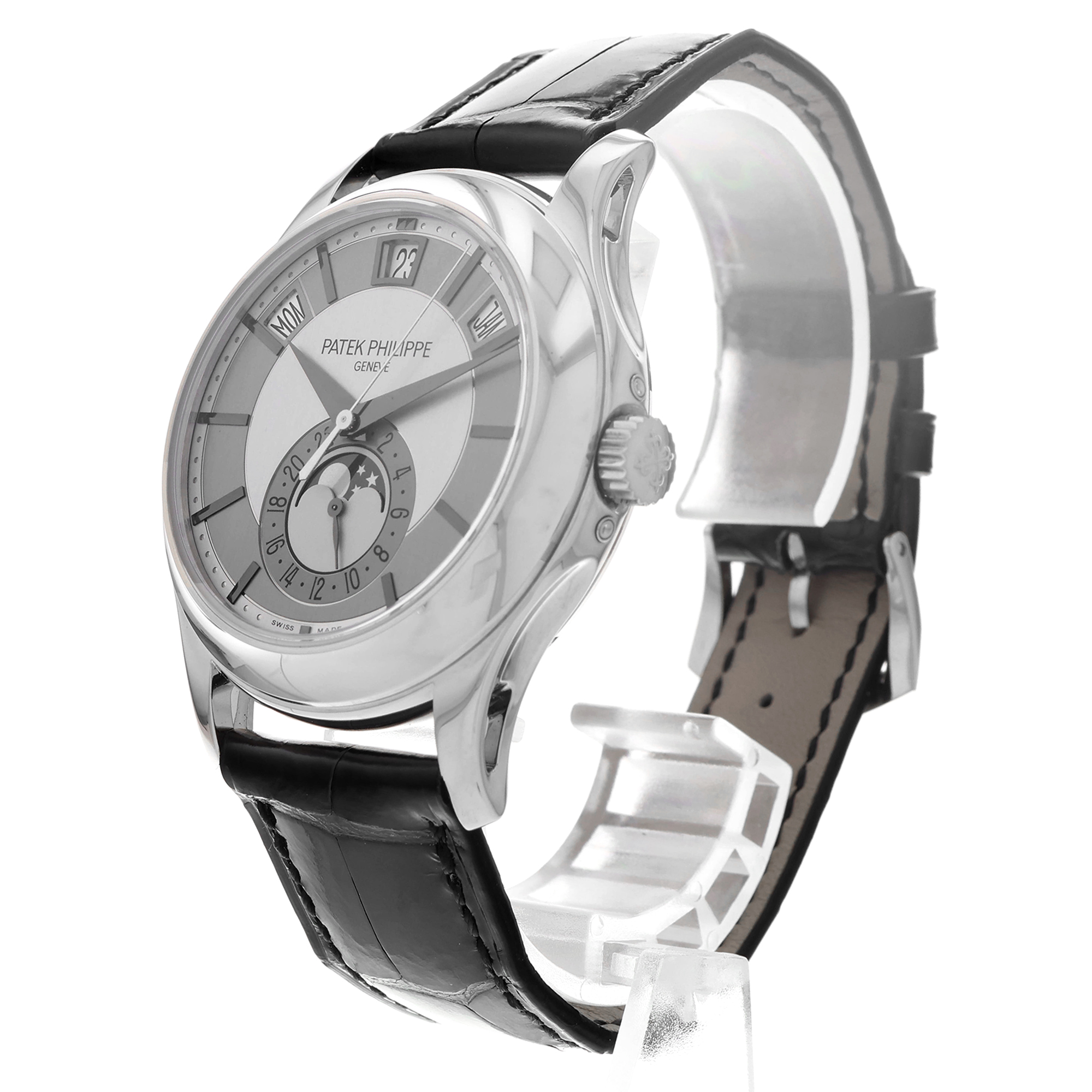 Patek Philippe Annual Calendar 5205G-001 Unworn complete set year 2020 40mm 18K WG thumbnail 2