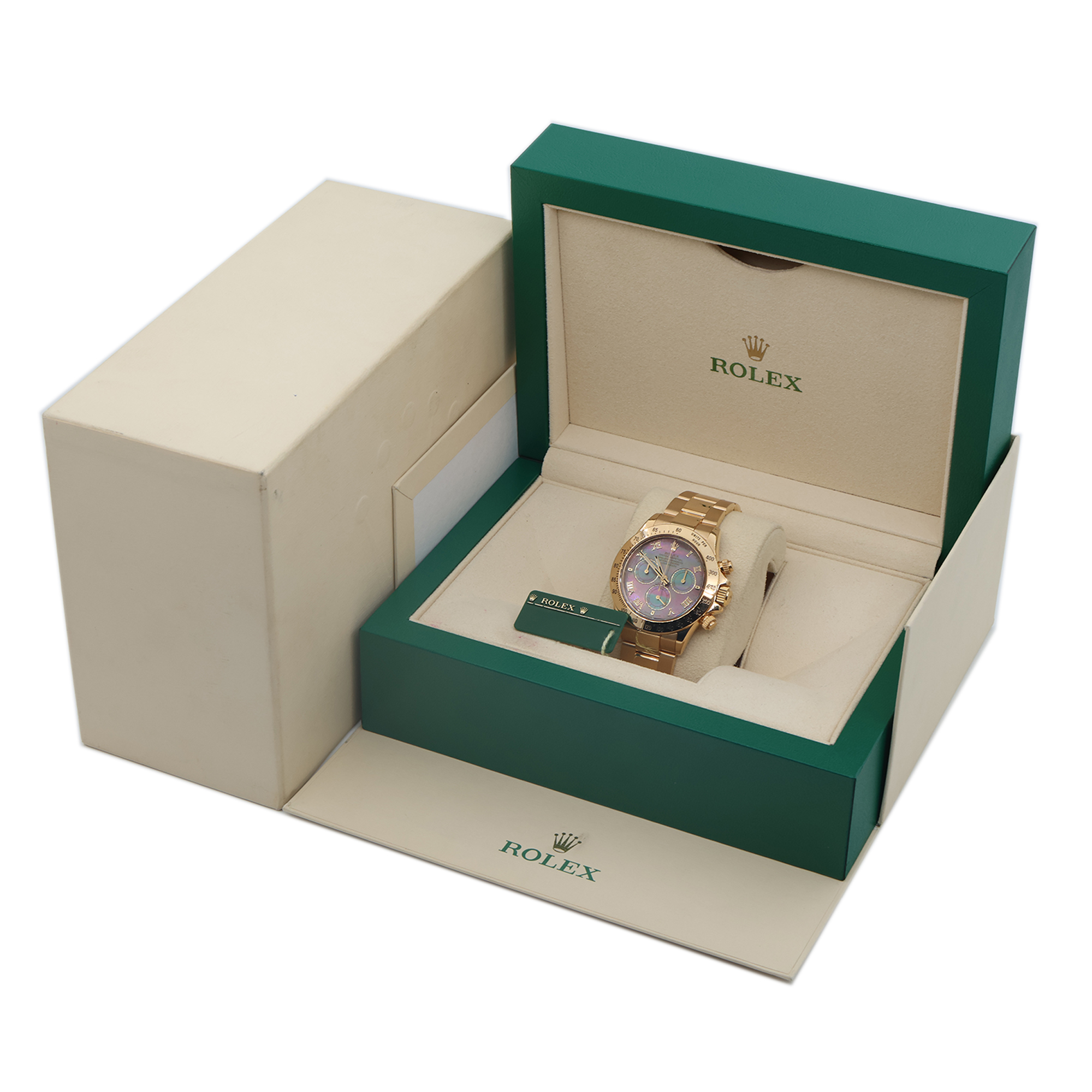 Rolex Daytona 116528 MOP Chronograph Factory year 1995 18K Yellow gold thumbnail 3
