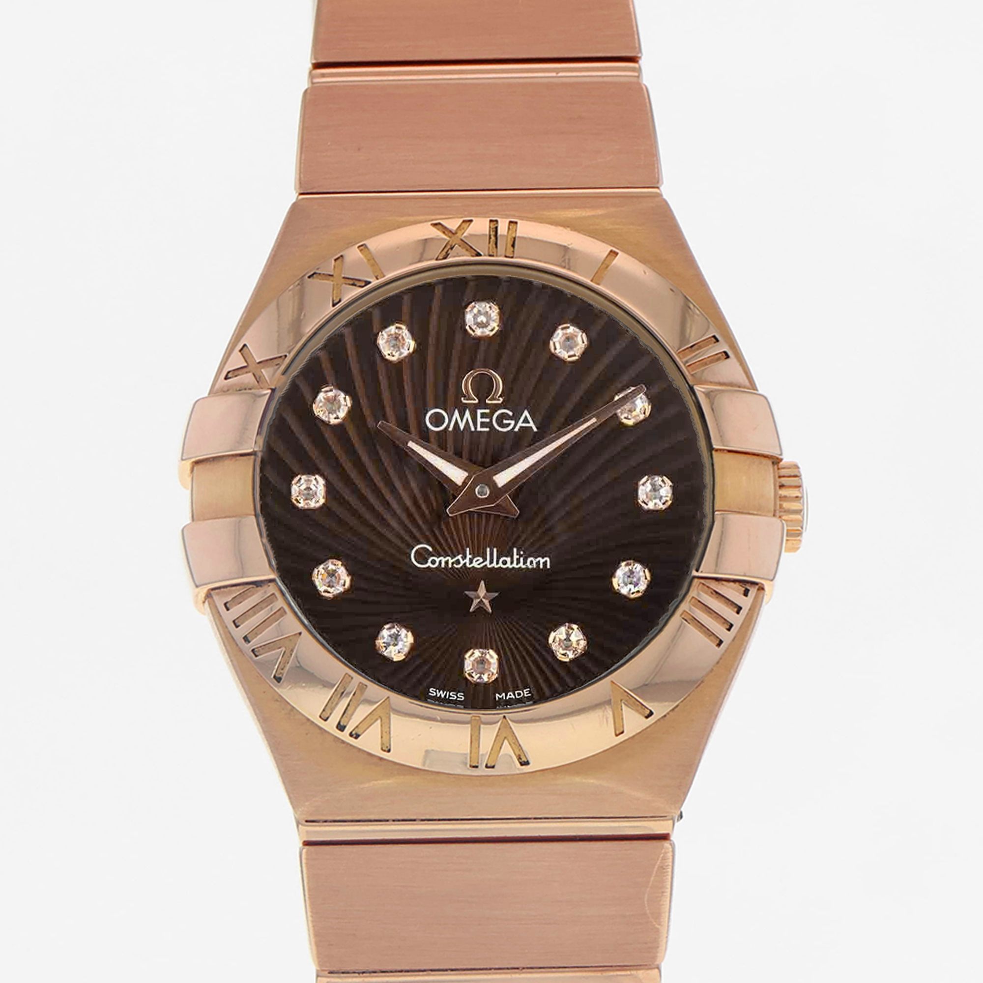 Omega Constellation Quartz 123.50.24.60.63.001 Supernova factory diamond dial thumbnail 1