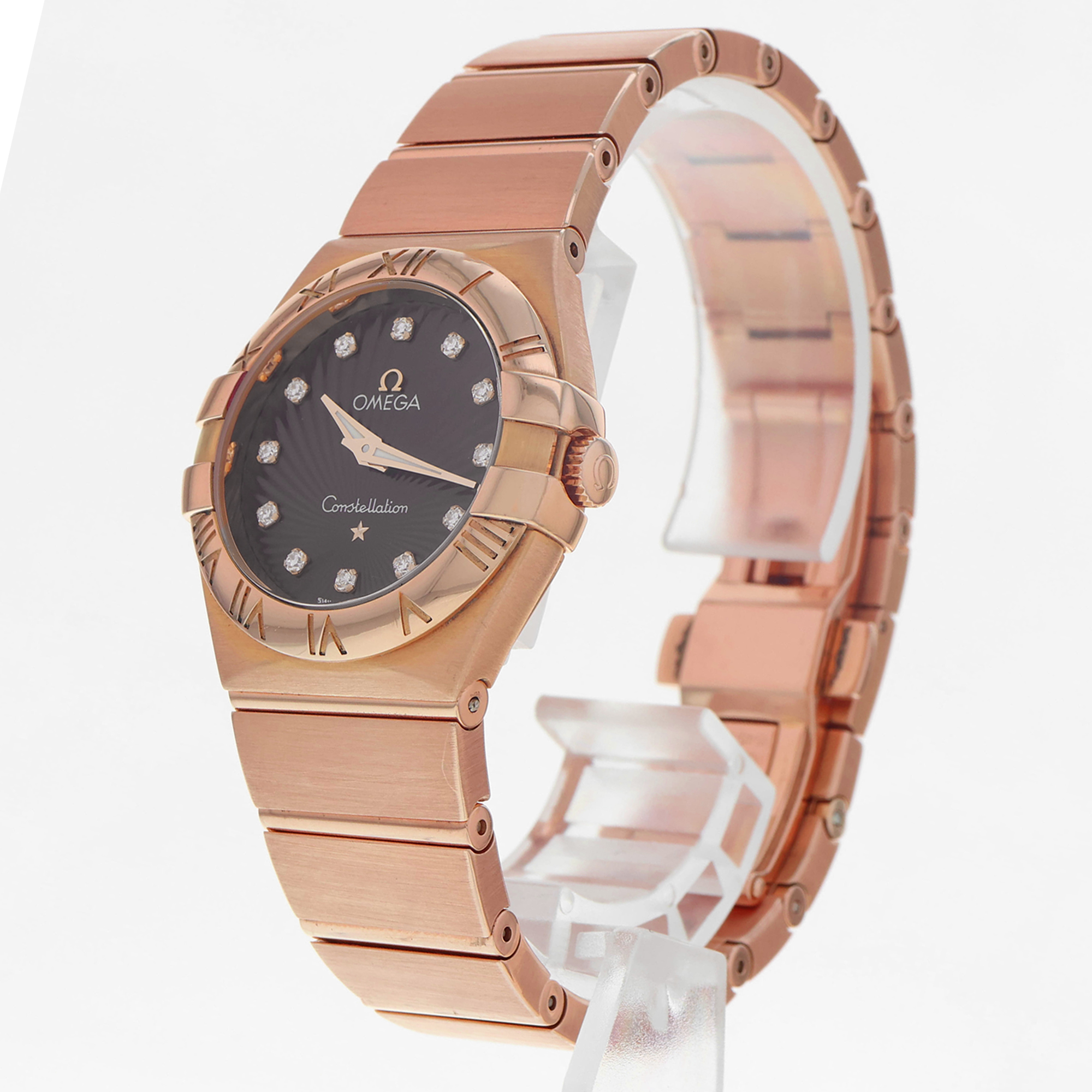 Omega Constellation Quartz 123.50.24.60.63.001 Supernova factory diamond dial thumbnail 2