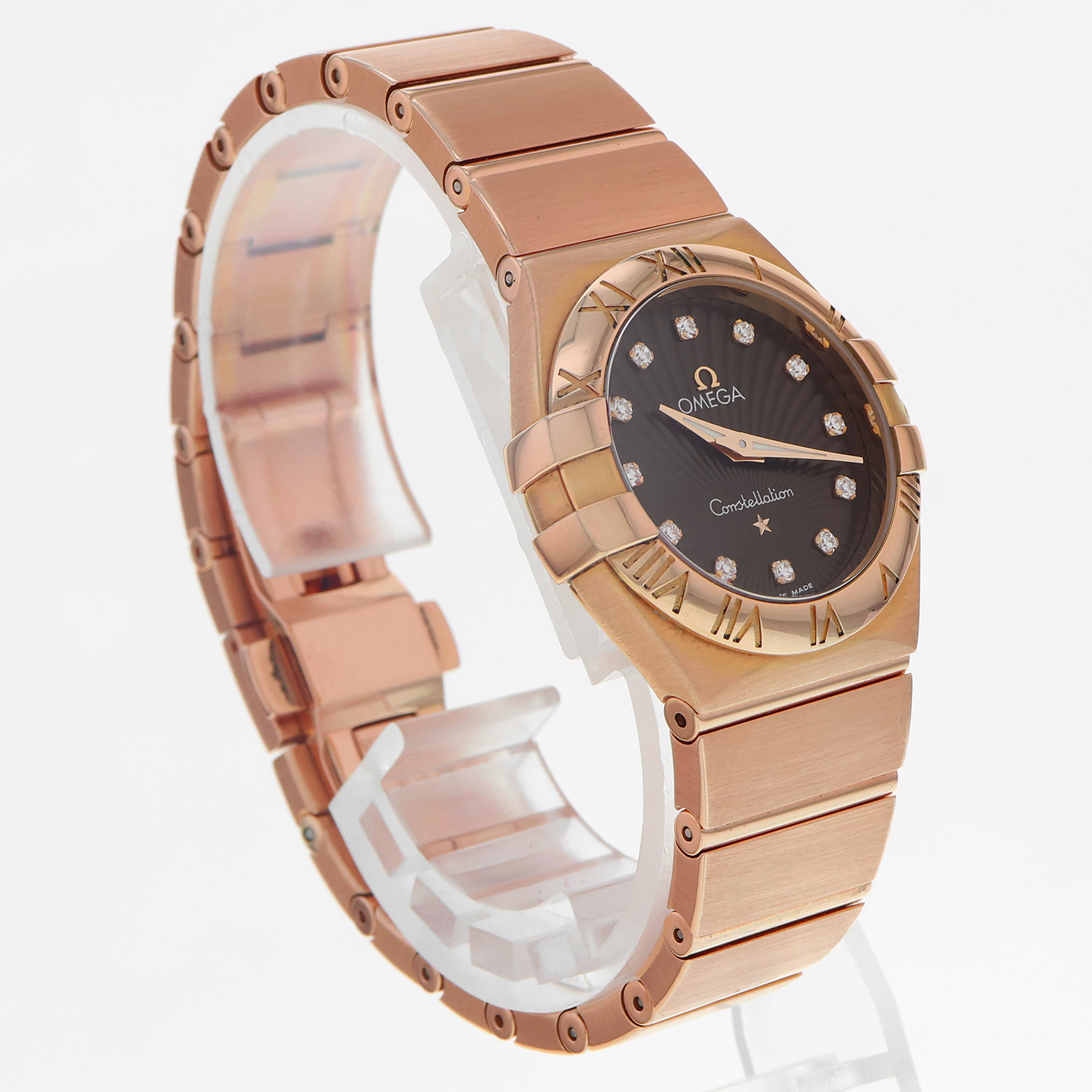 Omega Constellation Quartz 123.50.24.60.63.001 Supernova factory diamond dial thumbnail 4