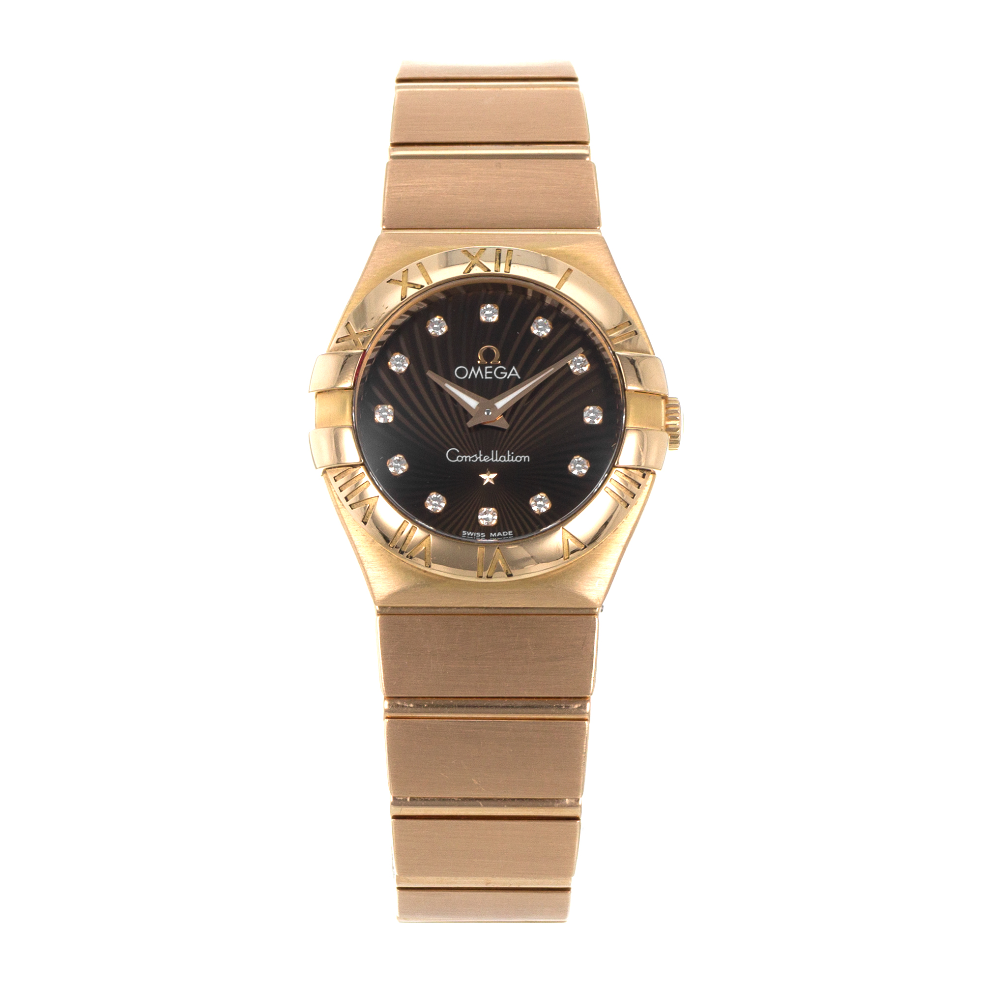 Omega Constellation Quartz 123.50.24.60.63.001 Supernova factory diamond dial thumbnail 7