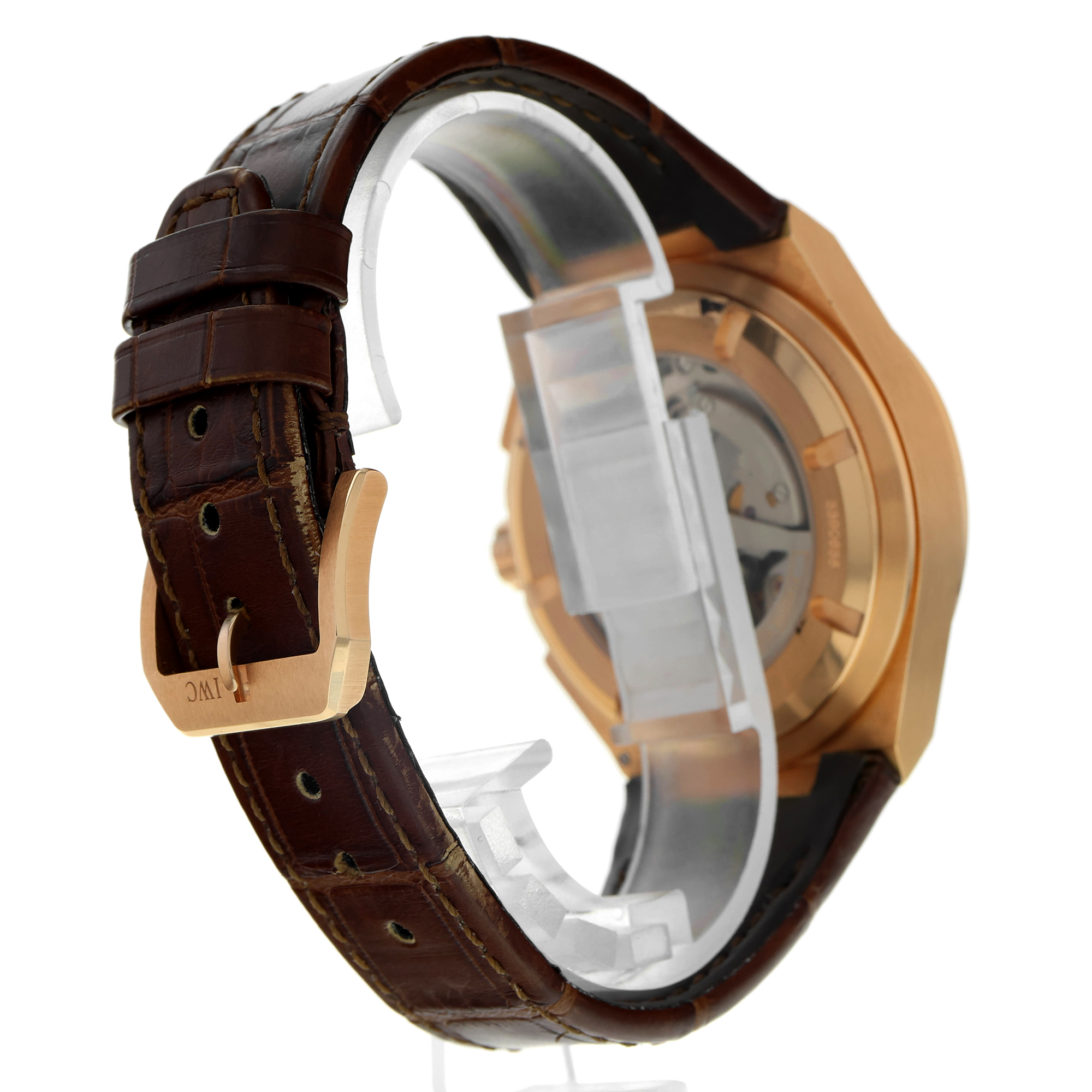 IWC Big Ingenieur Chronograph 45mm IW378402 18K rose gold skeleton back MINT thumbnail 6