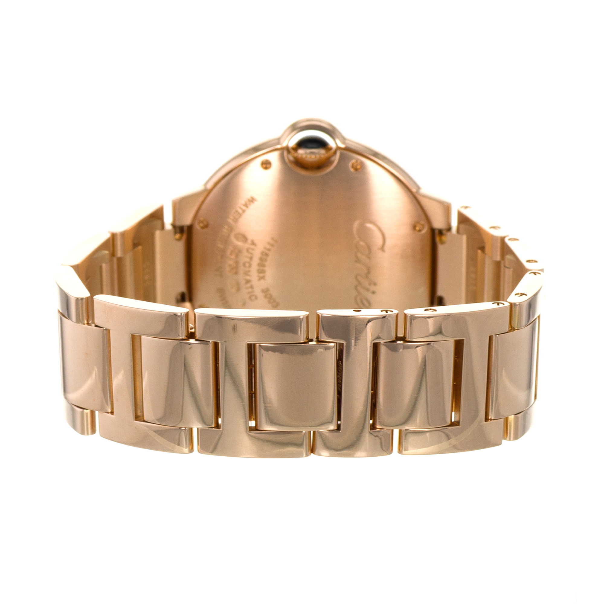 Cartier Ballon Bleu 36mm WE902026 3003 Factory Diamonds 18k Rose Gold Papers thumbnail 6