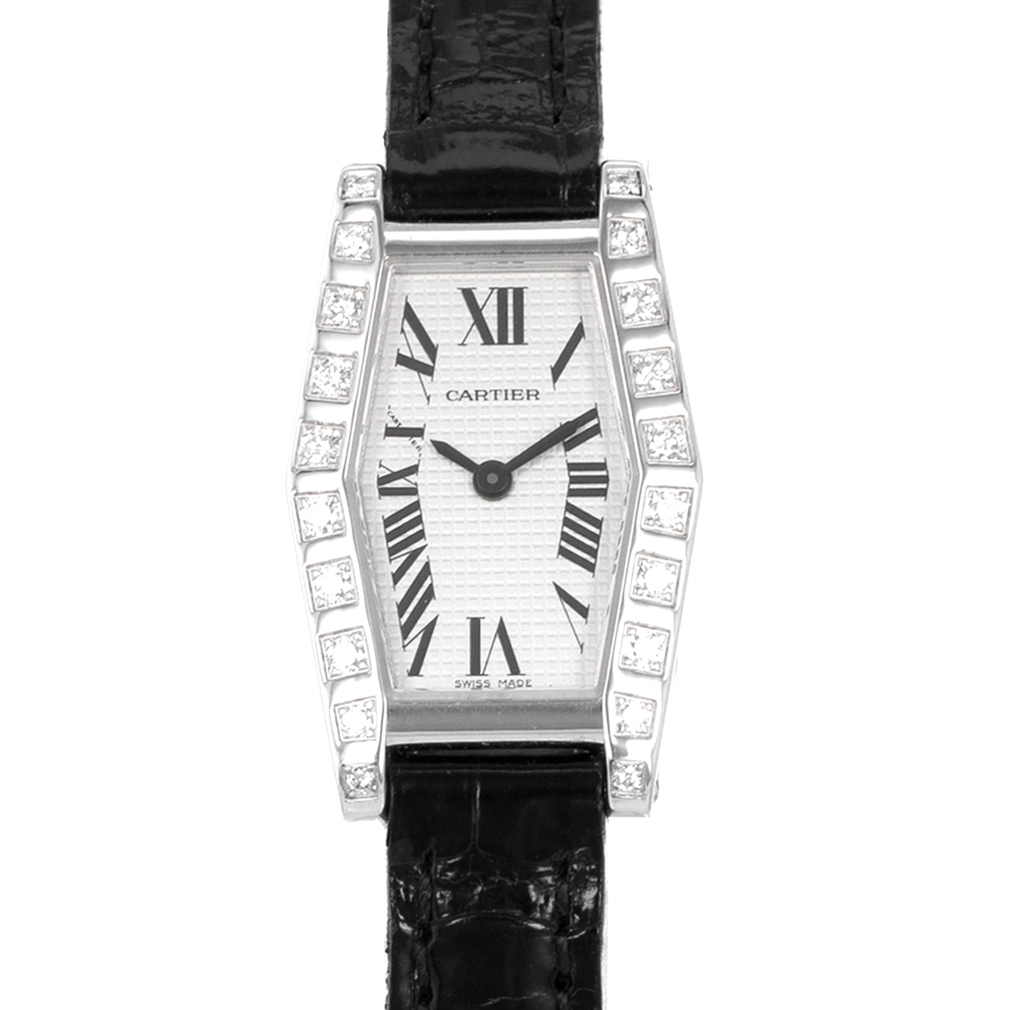 Cartier Hexagonal Lanieres WJ200538 2560 Factory Diamonds 18k White Gold Ladies thumbnail 1