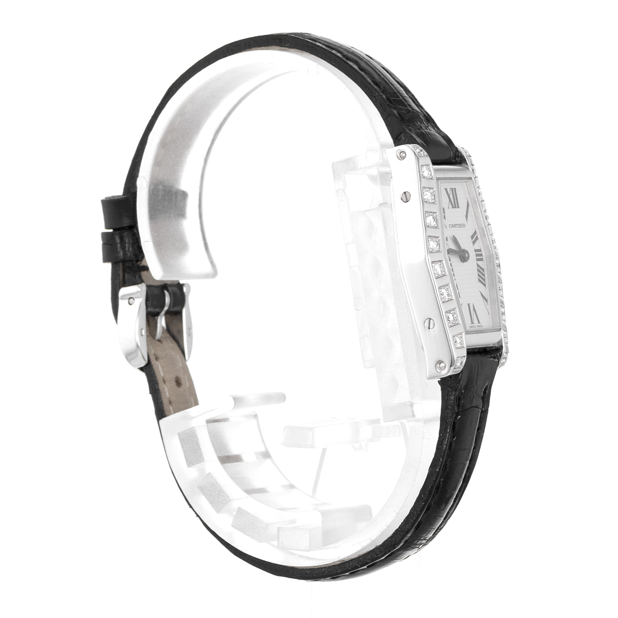 Cartier Hexagonal Lanieres WJ200538 2560 Factory Diamonds 18k White Gold Ladies thumbnail 6