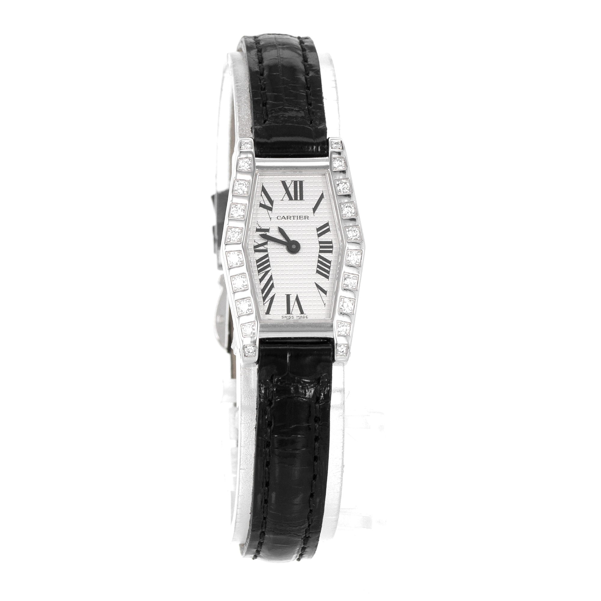 Cartier Hexagonal Lanieres WJ200538 2560 Factory Diamonds 18k White Gold Ladies thumbnail 8