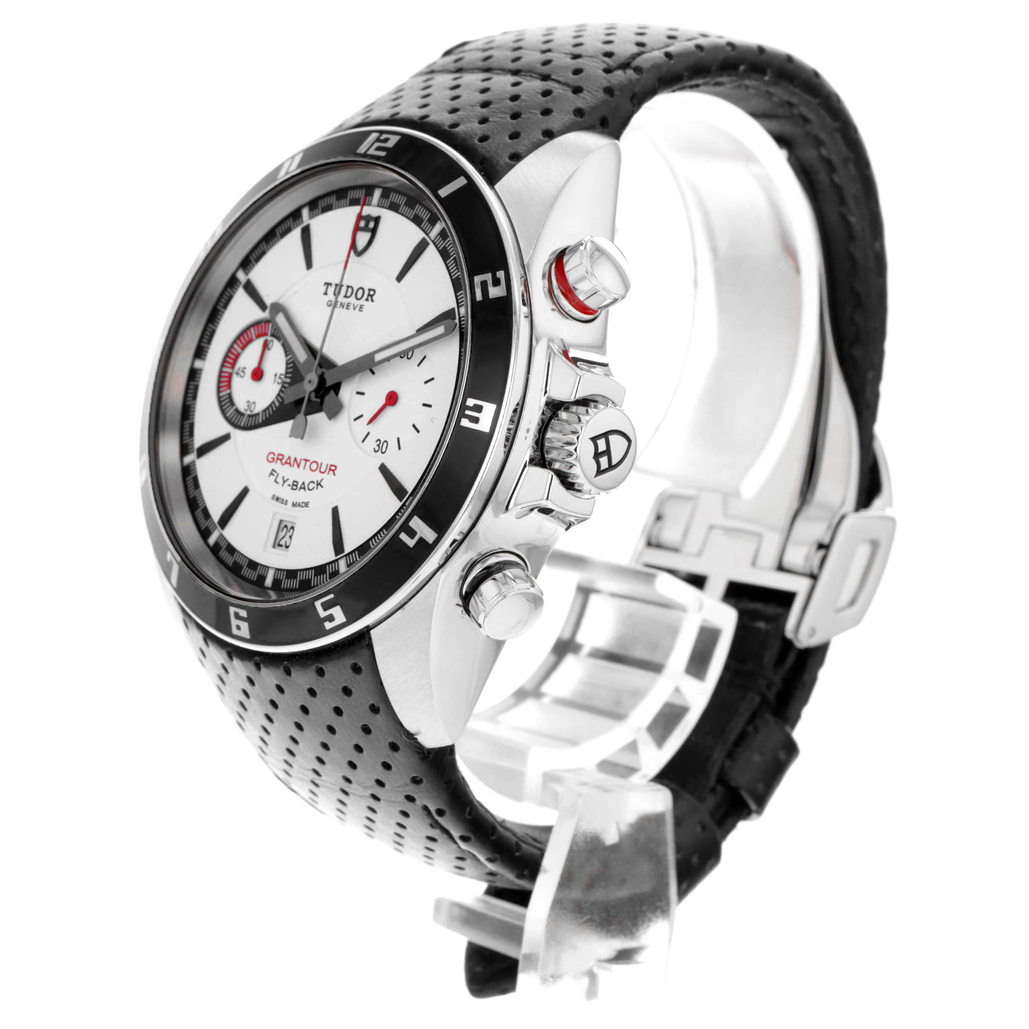 Tudor Grantour Chrono Fly-Back 20550N White Fly-Back dial steel watch thumbnail 4