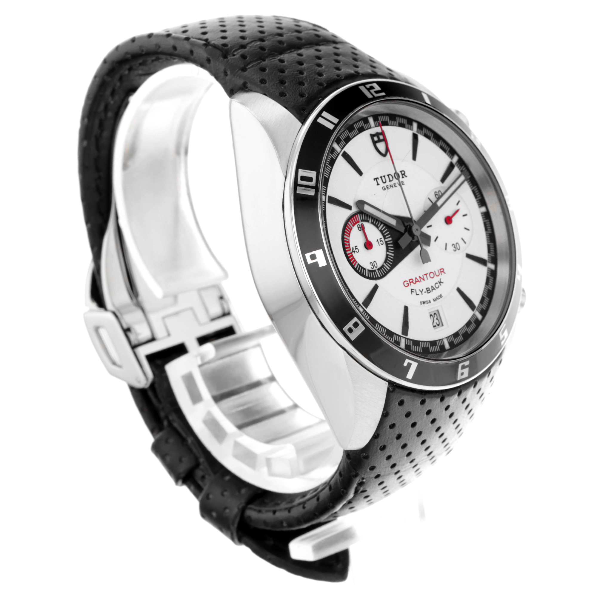 Tudor Grantour Chrono Fly-Back 20550N White Fly-Back dial steel watch thumbnail 5