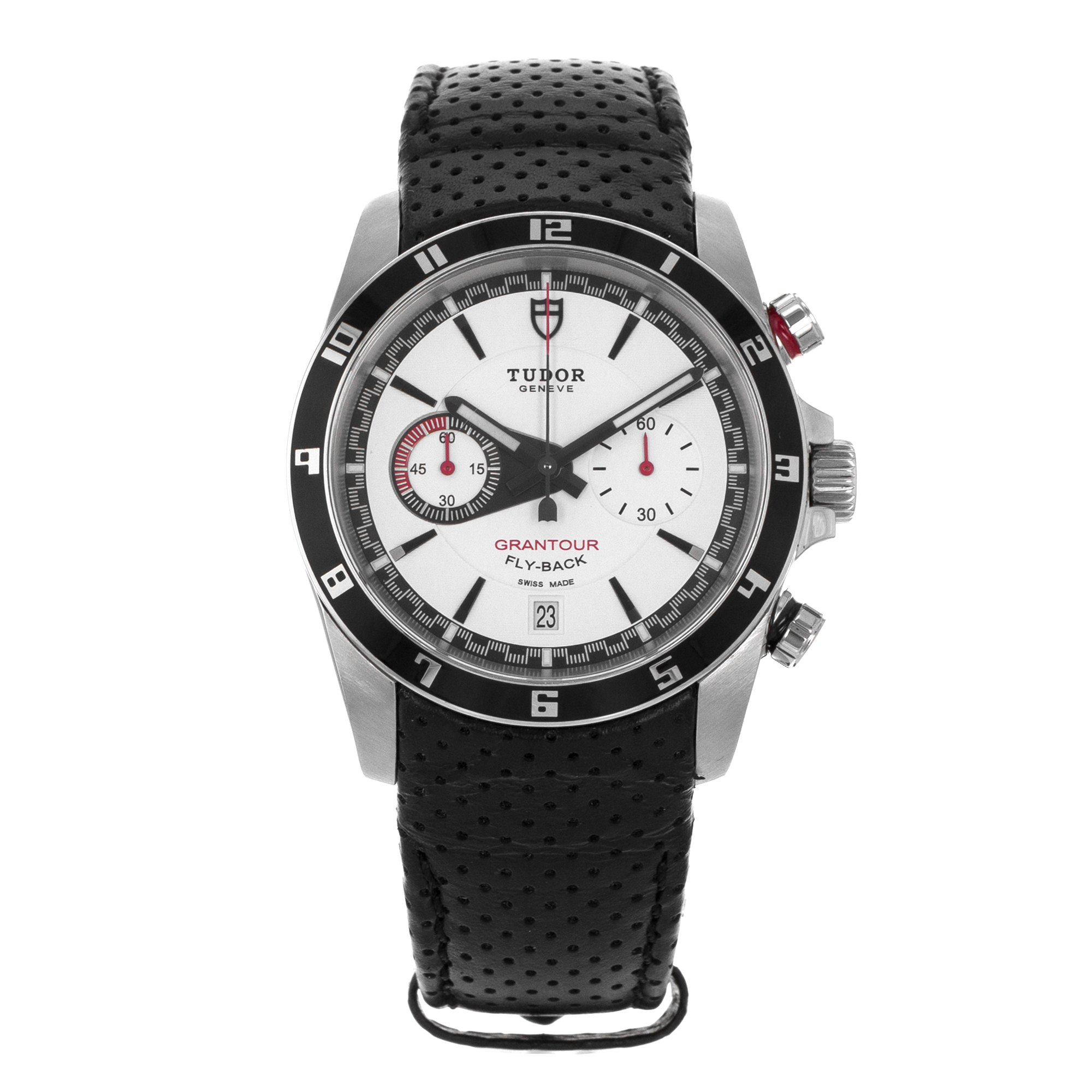 Tudor Grantour Chrono Fly-Back 20550N White Fly-Back dial steel watch thumbnail 2