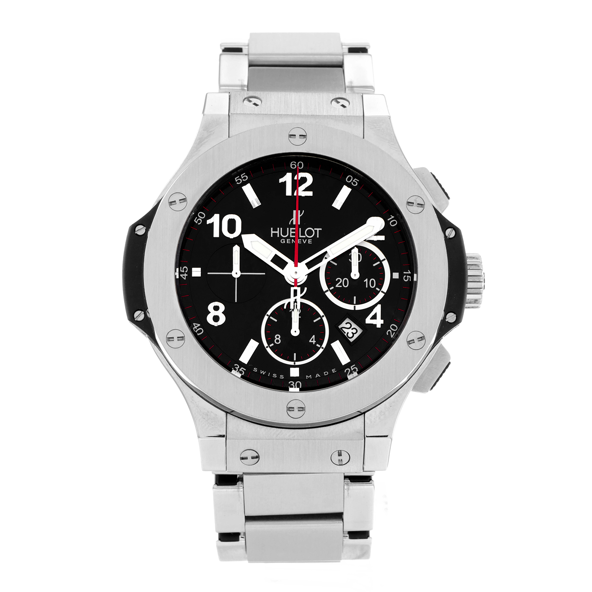 Hublot Big Bang 44mm 301.SX.130.RX Rare 44mm on steel band, chronograph, date thumbnail 1