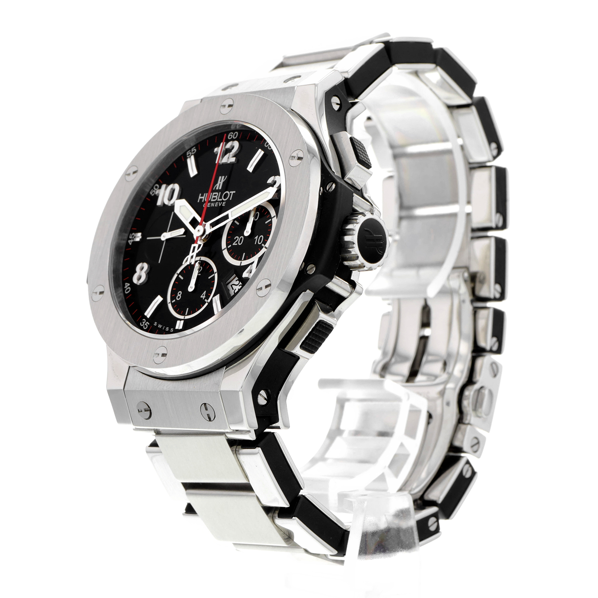 Hublot Big Bang 44mm 301.SX.130.RX Rare 44mm on steel band, chronograph, date thumbnail 3