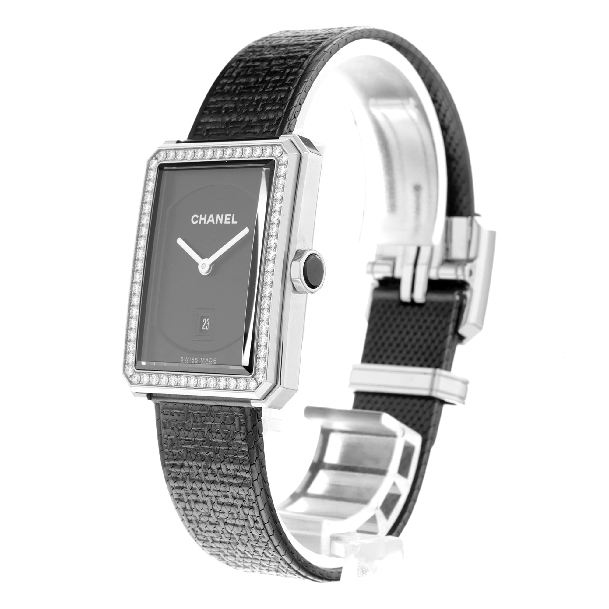Chanel Boy-Friend H6402 UNWORN Medium,factory diamonds PVD bracelet quartz thumbnail 3