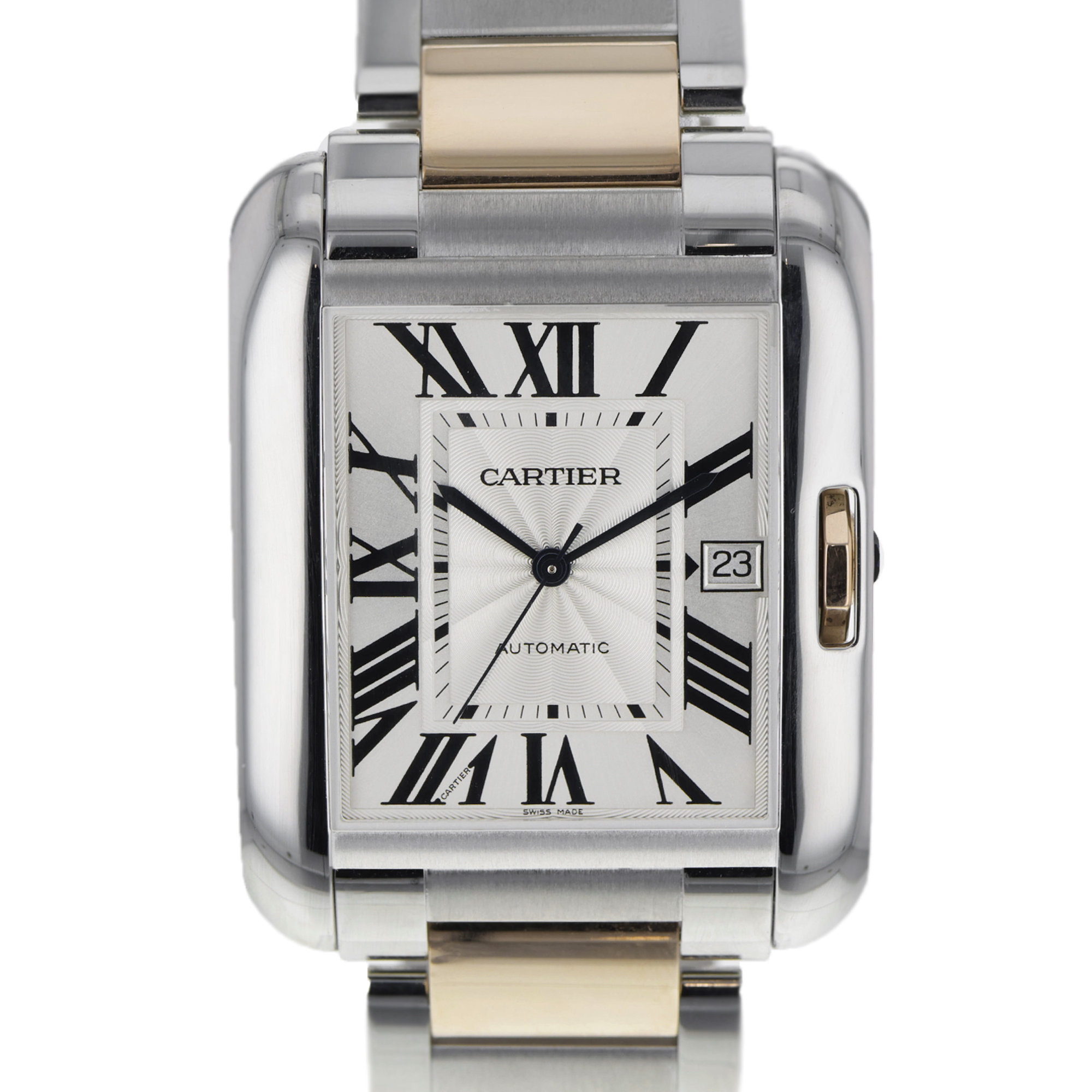 Cartier Tank Anglaise XL W5310006 3507 36 X 47 Two tone Date Clear back thumbnail 1