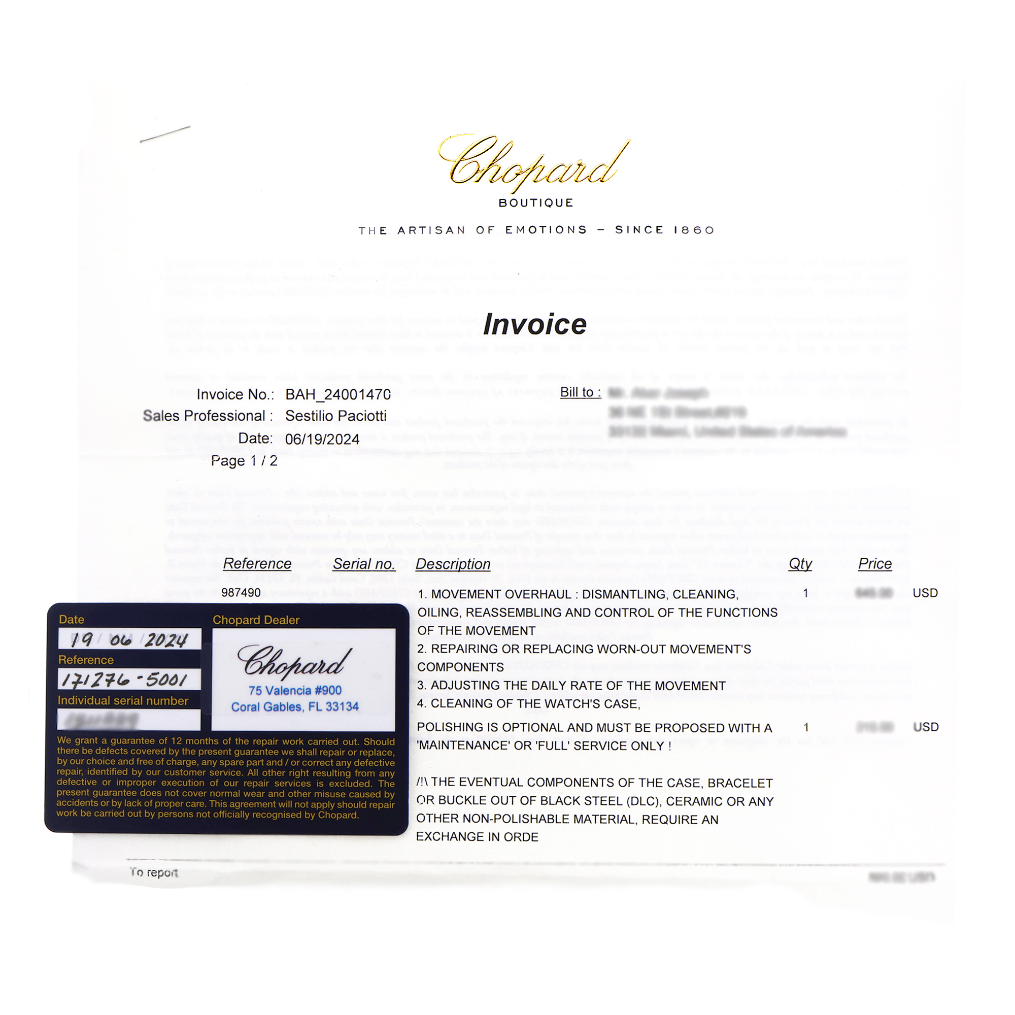 Chopard Classic Racing Supercharged 1276 of 100 Factory diamond limited Edition thumbnail 7