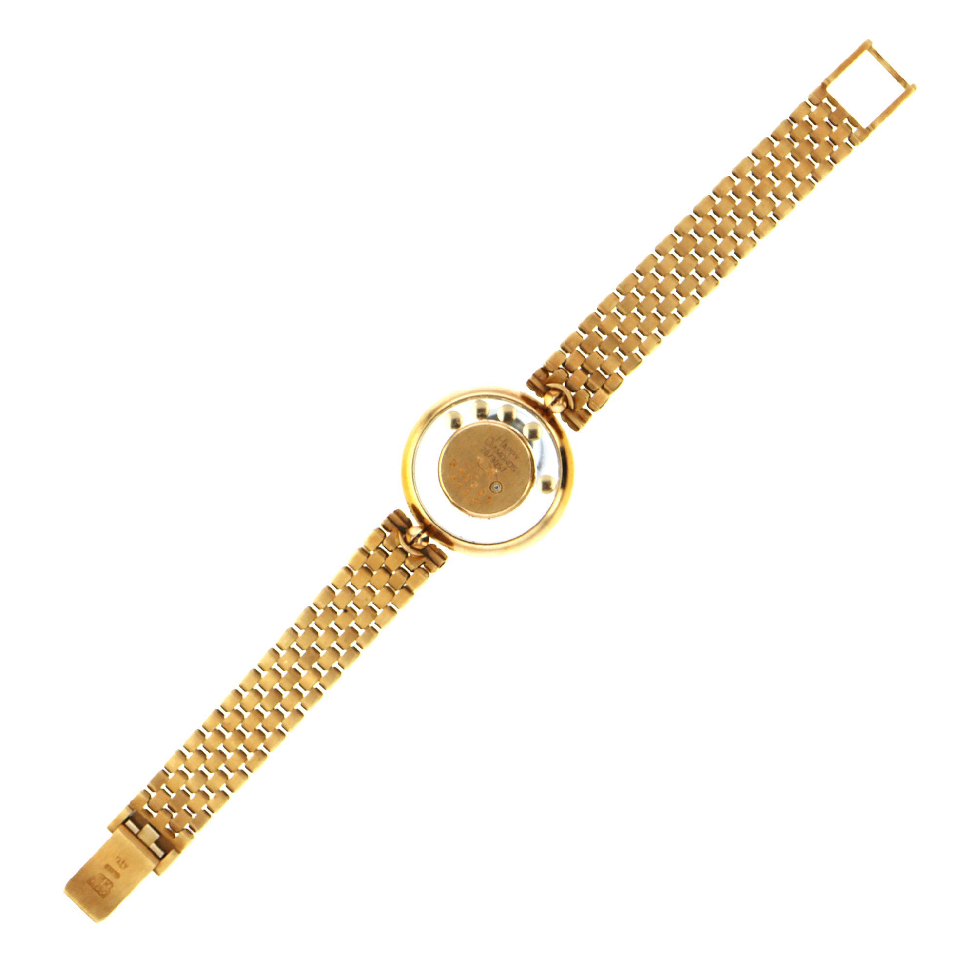 Chopard Happy Diamonds 20/3957 24mm 18K Yellow Gold Quartz thumbnail 5