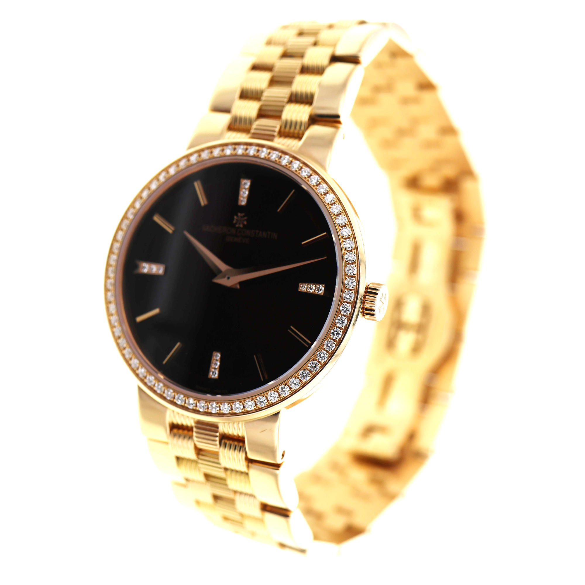 Vacheron Constantin Patrimony Trditionnalle 25557 30mm MINT factory diamonds BP thumbnail 4