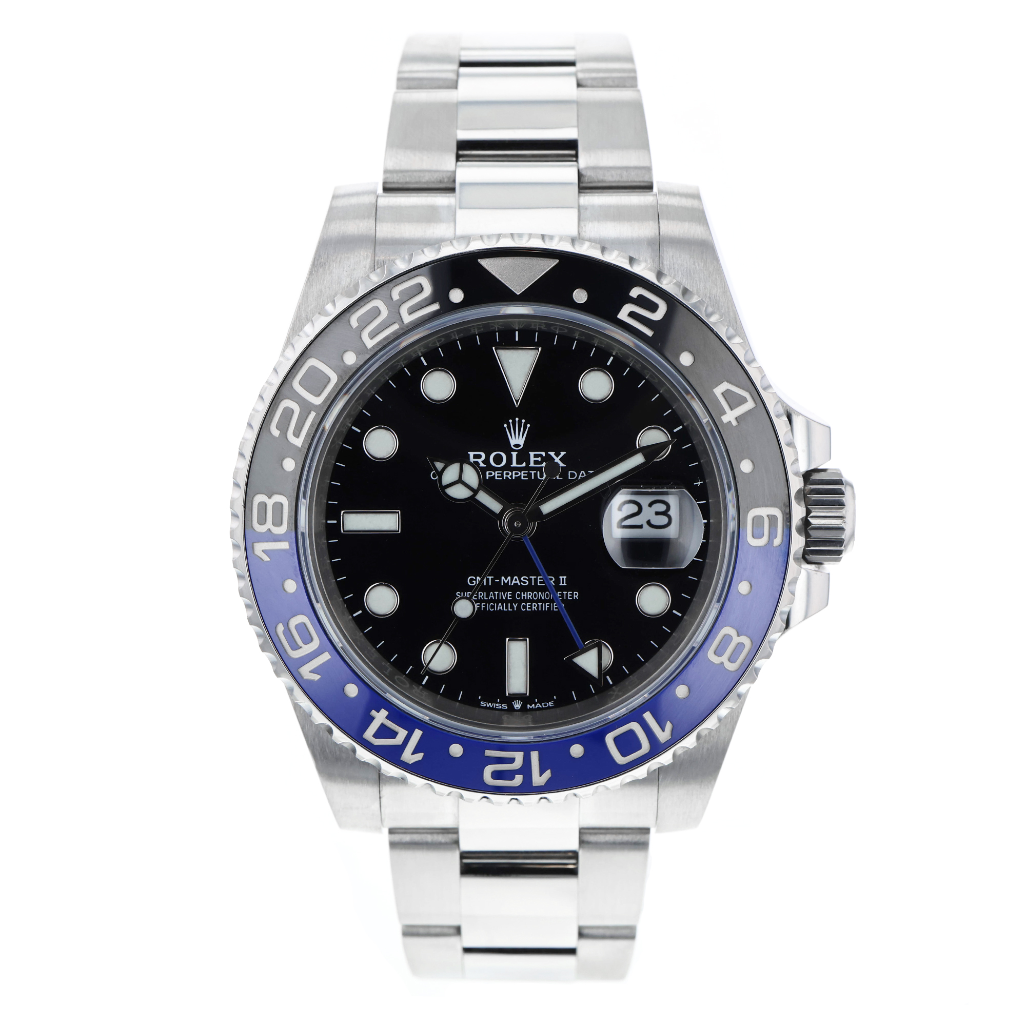 Rolex GMT 126710BLNR 40mm Batman Oyster bracelet Stainless Steel thumbnail 2