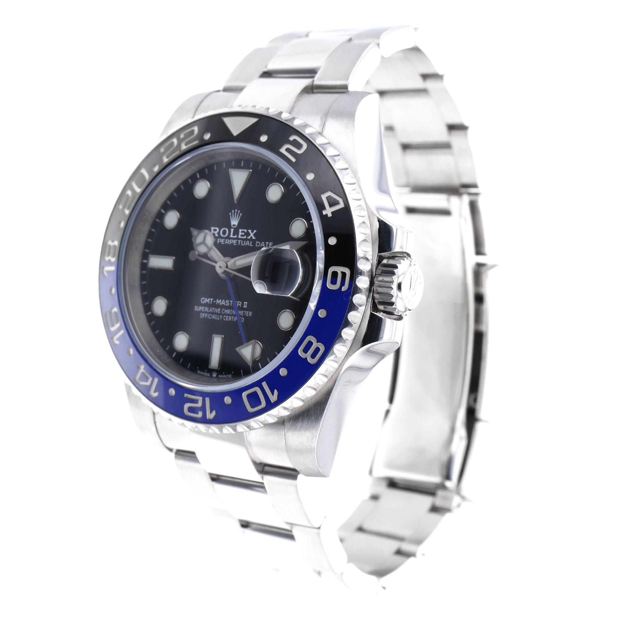 Rolex GMT 126710BLNR 40mm Batman Oyster bracelet Stainless Steel thumbnail 3