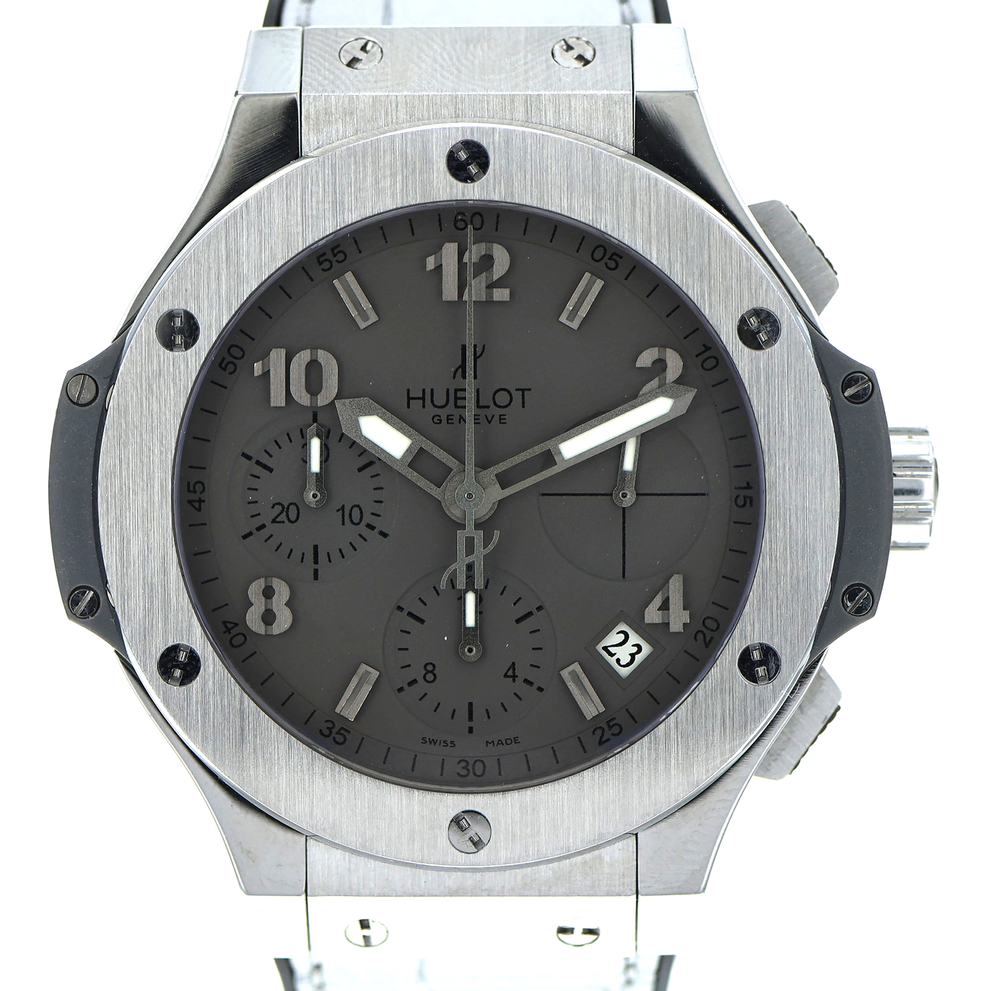 Hublot Big Bang 41mm 342.ST.5010.LR Titanium Chronograph clear back thumbnail 1