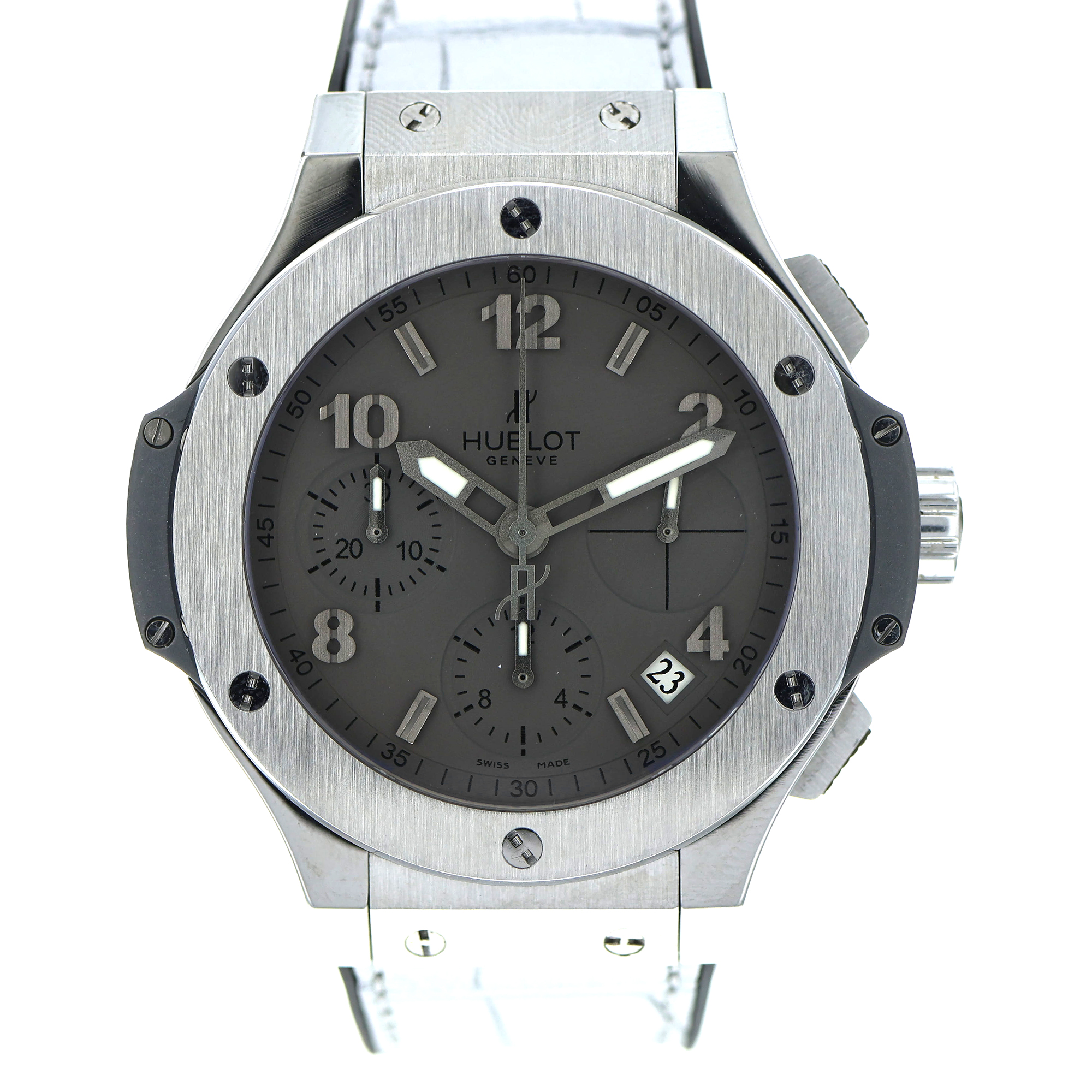 Hublot Big Bang 41mm 342.ST.5010.LR Titanium Chronograph clear back thumbnail 2