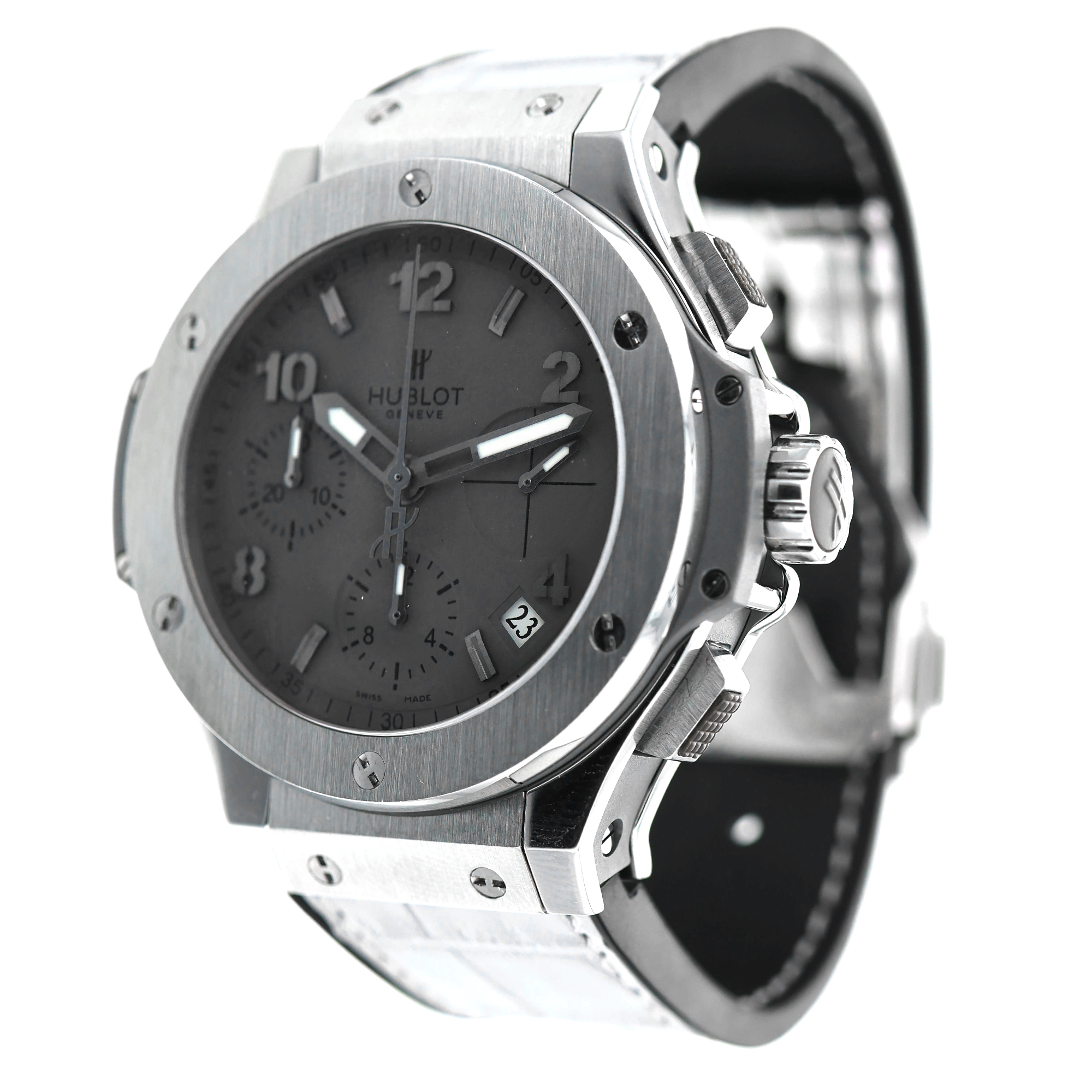 Hublot Big Bang 41mm 342.ST.5010.LR Titanium Chronograph clear back thumbnail 3