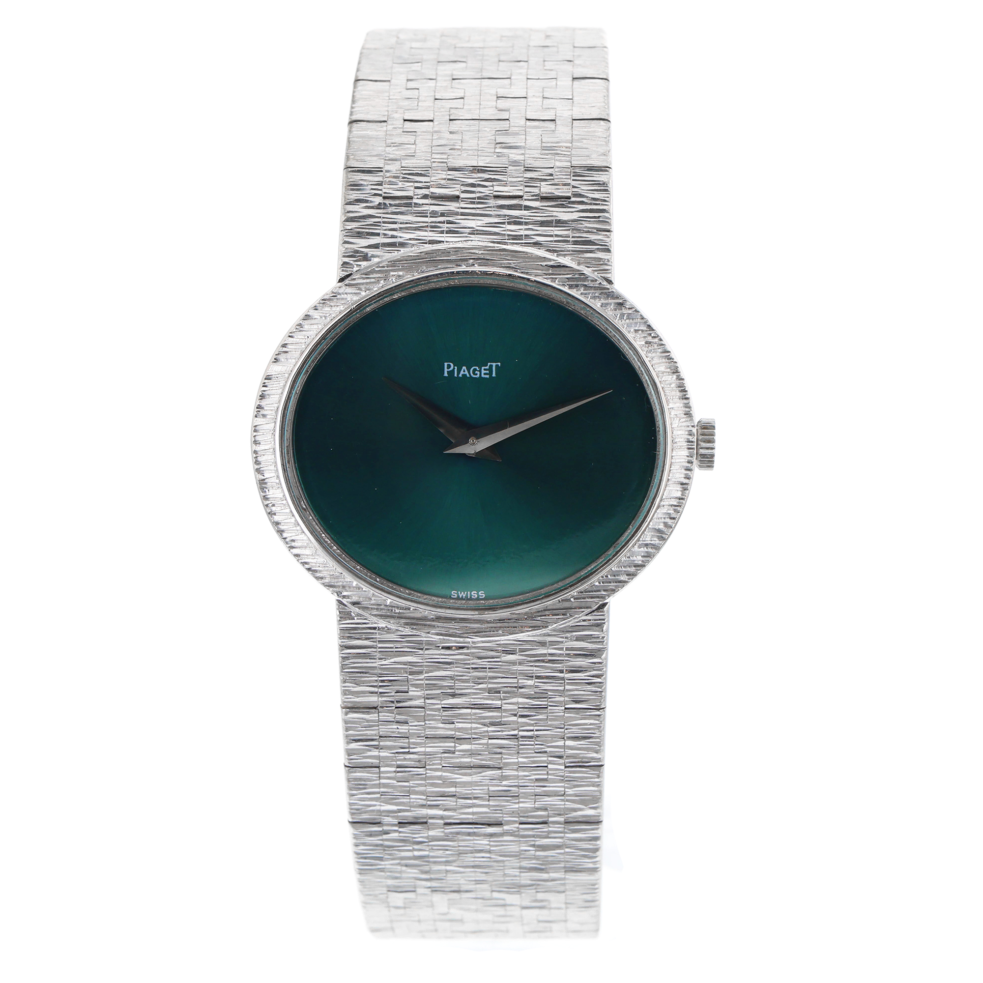 Piaget Vintage 9801A6 27mm 18K White Gold Circa 1990 thumbnail 2